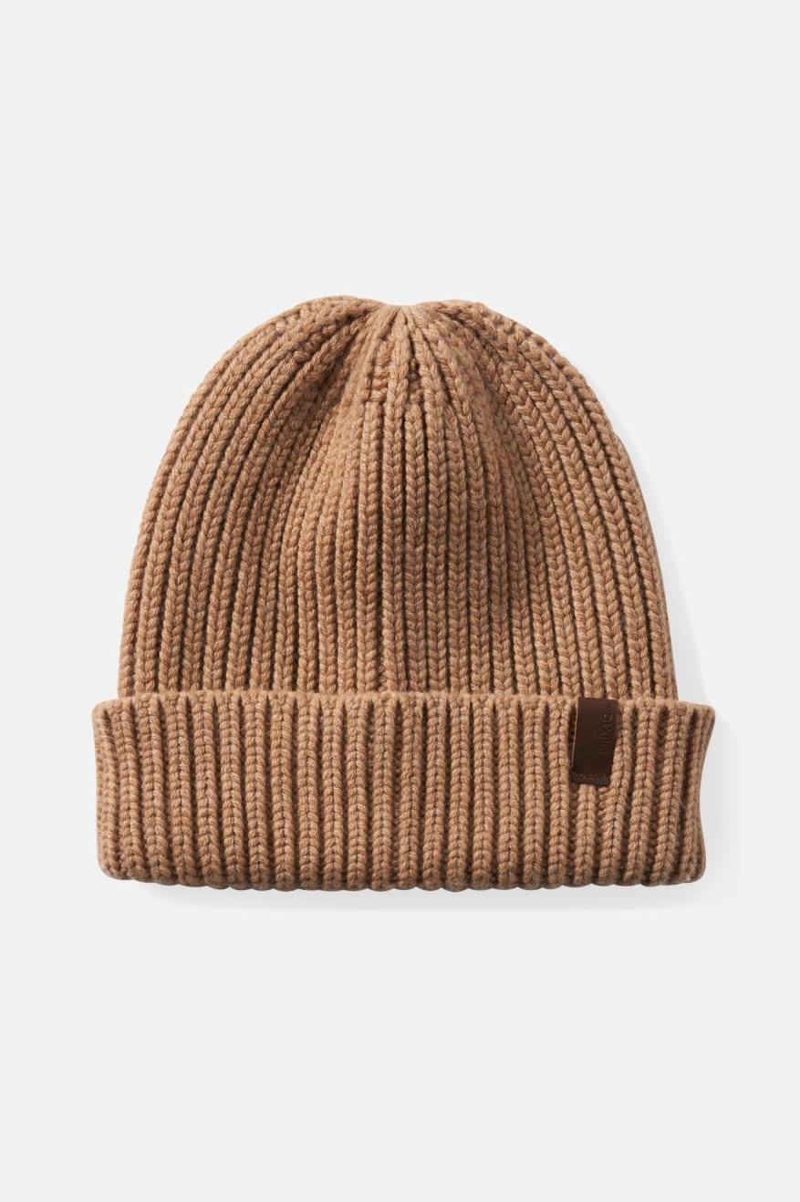 Beige Brixton Heist Reserve Cashmere Women's Beanie | 460512LAP