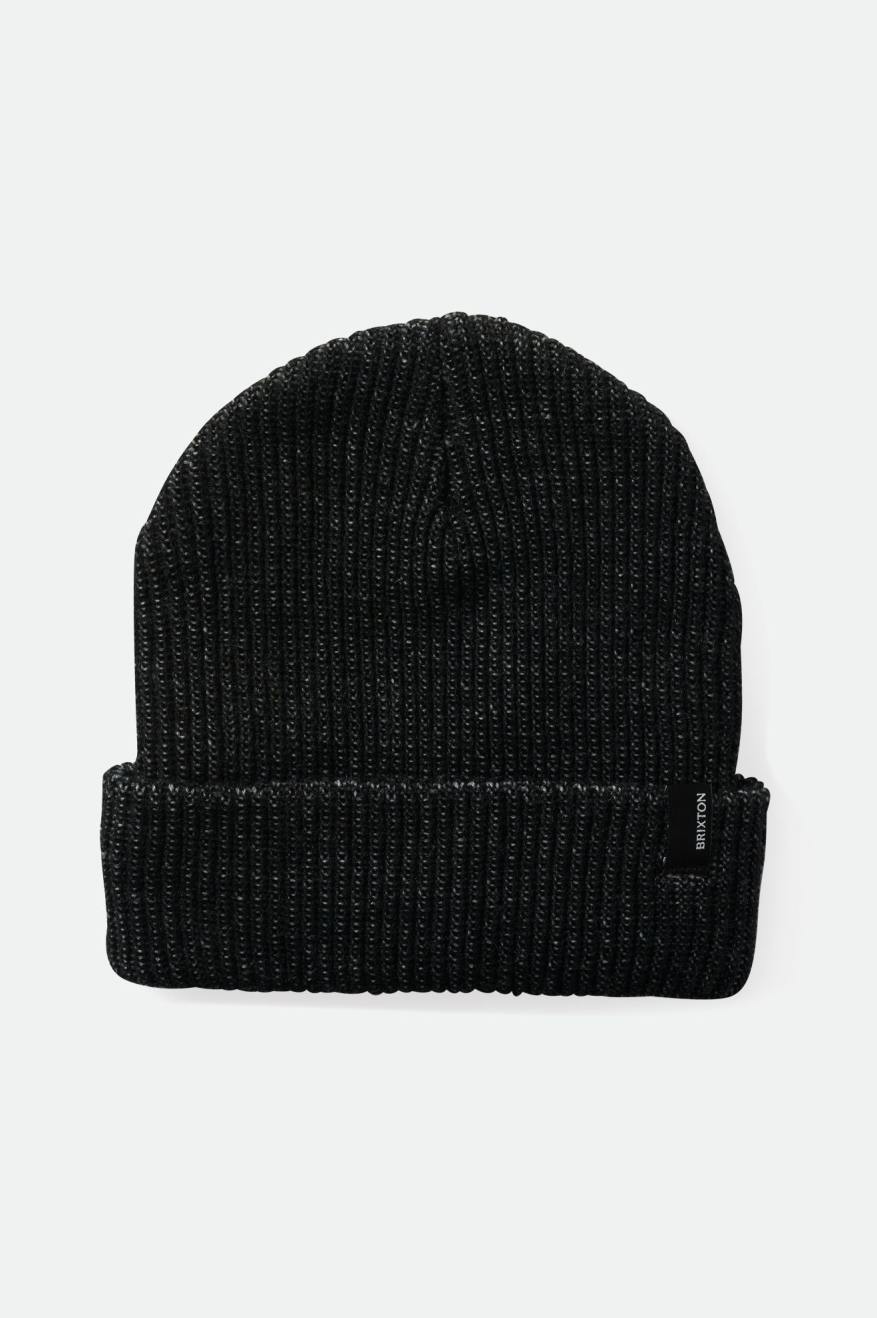 Black / Beige Brixton Heist Men's Beanie | 497305CQS