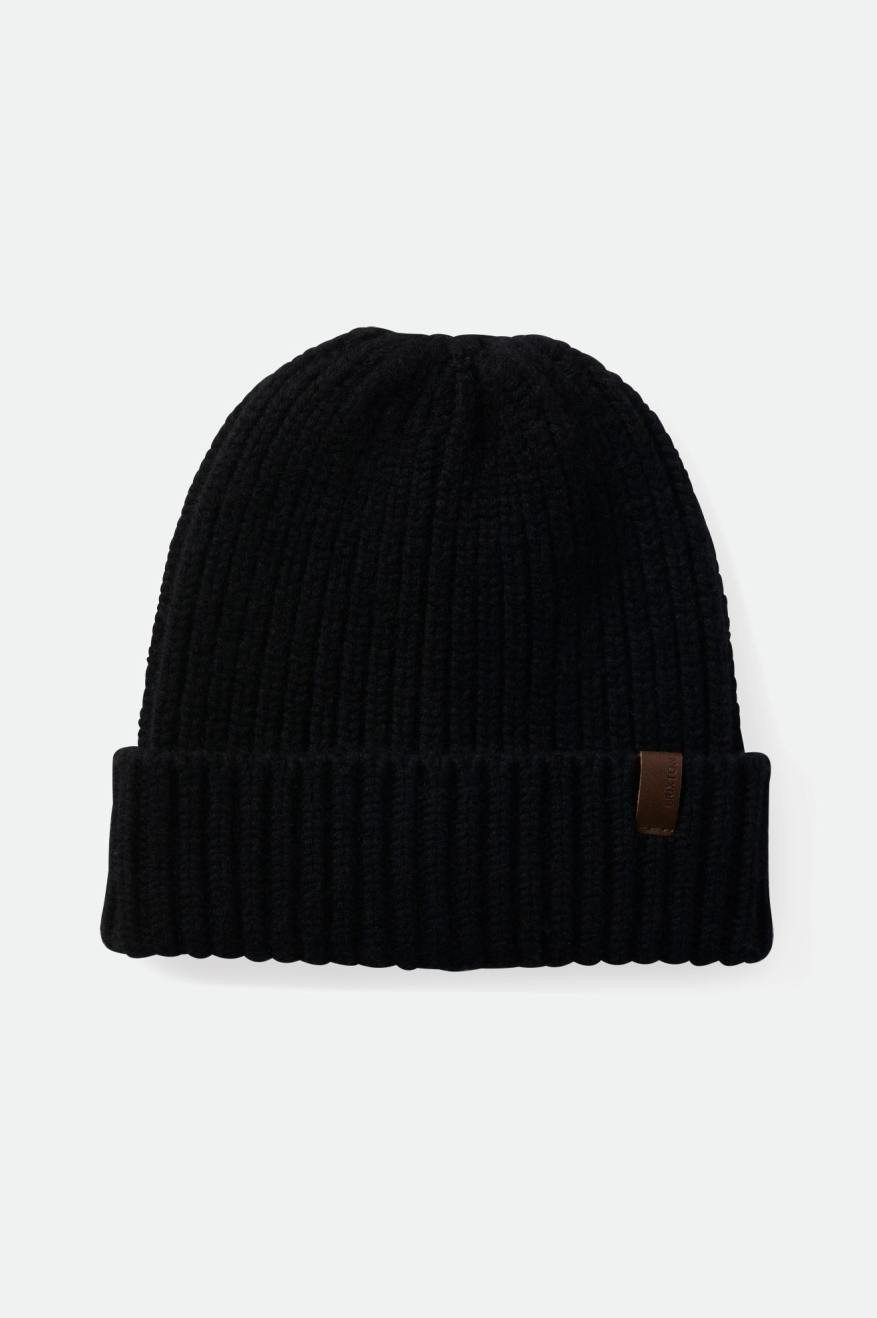 Black Brixton Heist Reserve Cashmere Men's Beanie | 348925CIW