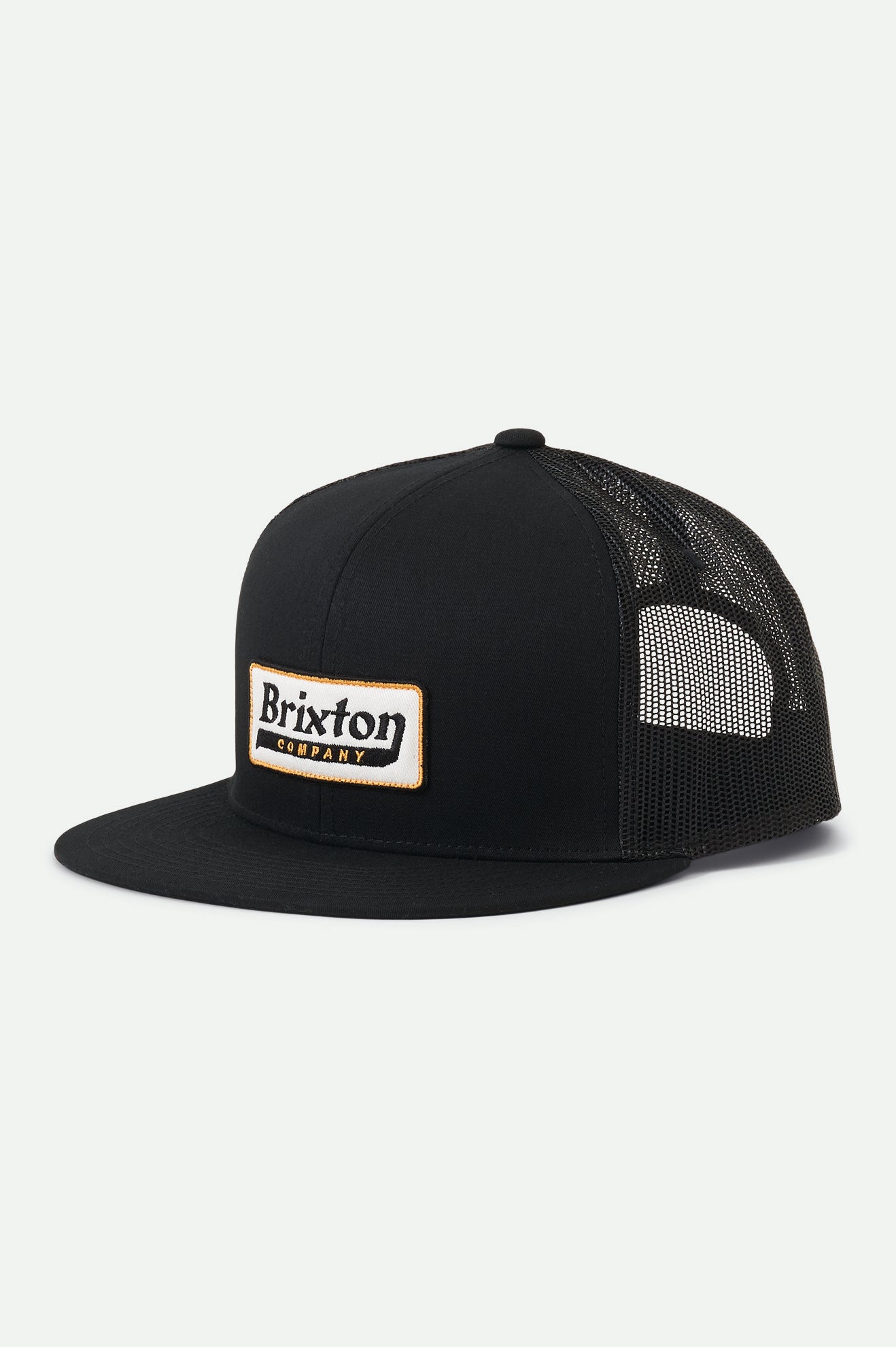 Black Brixton Steadfast HP Mesh Cap Men's Caps | 165749ZRK