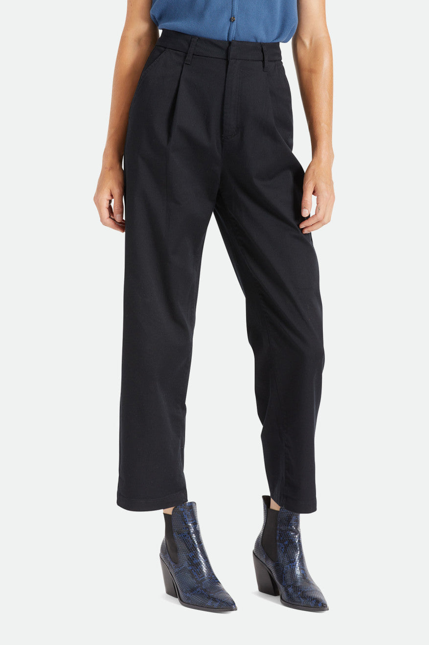 Black Brixton Victory Trouser Women's Bottoms | 148732VRX