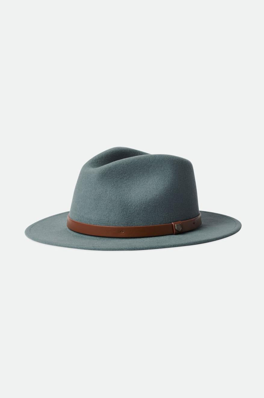 Blue Brixton Messer Fedora Women's Fedoras | 709658ZPV