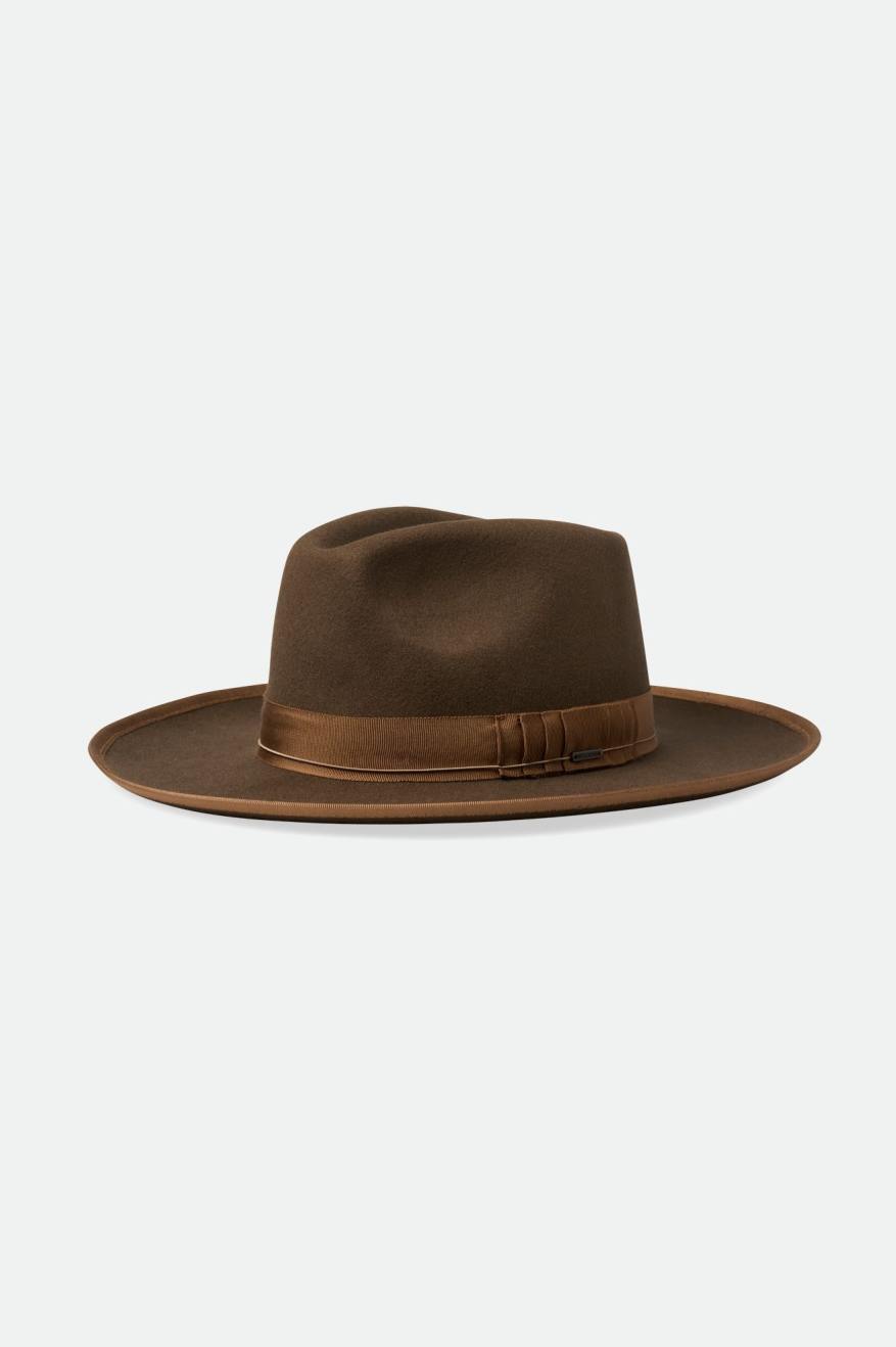 Brown Brixton Reno Fedora Women's Fedoras | 897136EPM