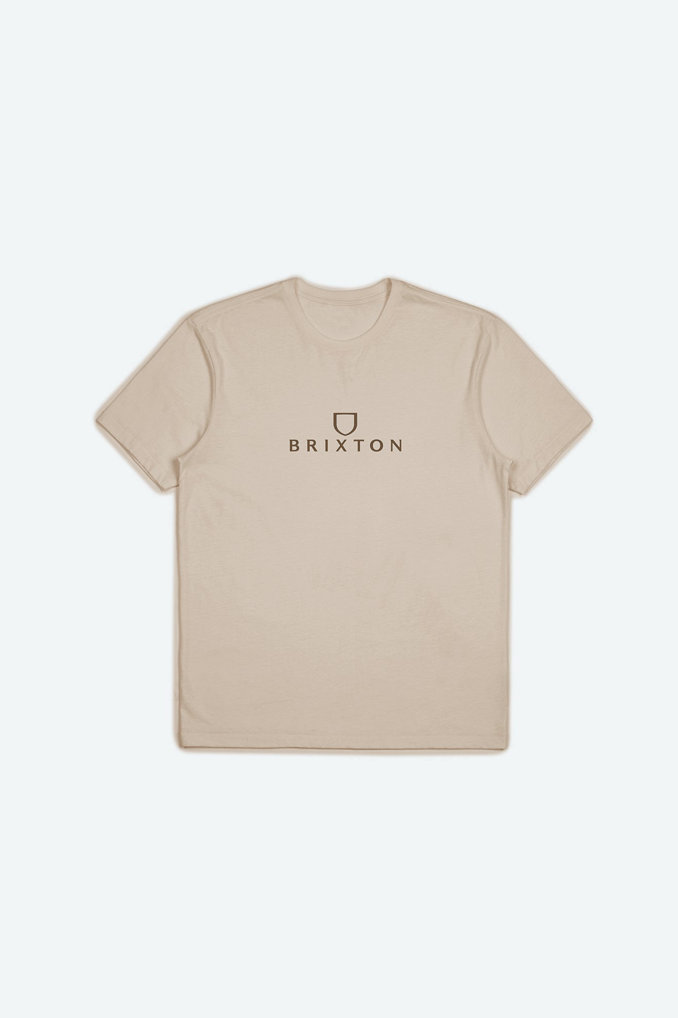 Cream Brixton Alpha Thread S/S Standard Men's Tops | 378925HPE