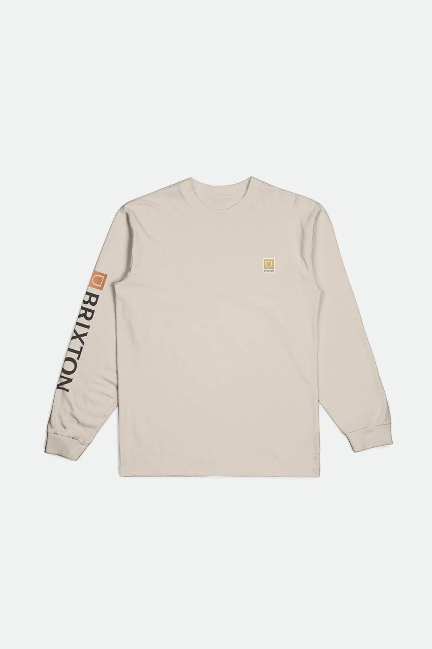 Cream Brixton Beta II L/S Standard Men's Tops | 591037LOC