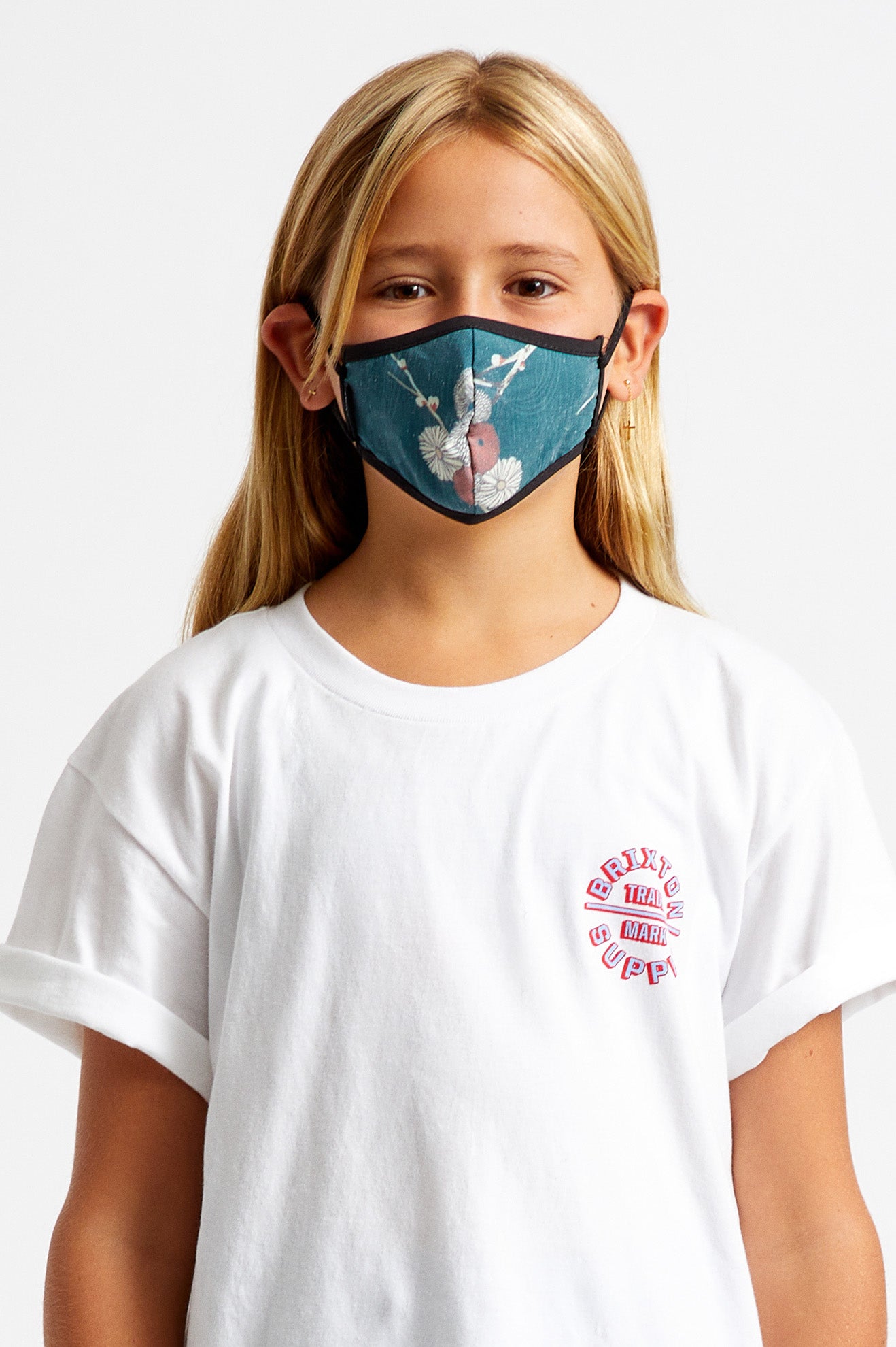 Green Brixton Youth Antimicrobial Unisex Face Masks | 859324UBP