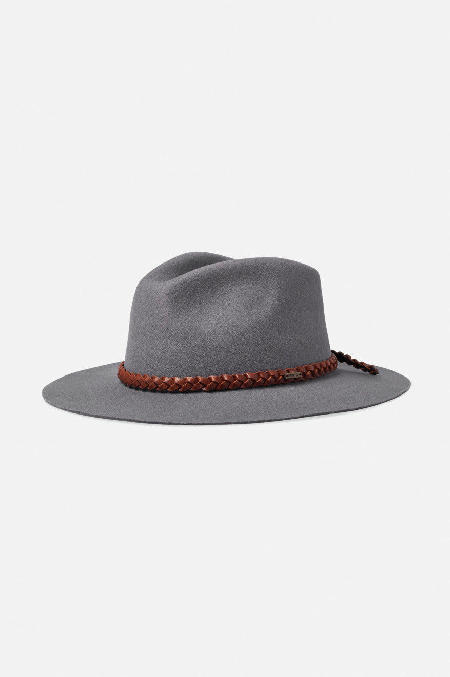 Grey Brixton Messer Western Fedora Women's Fedoras | 853042BFC