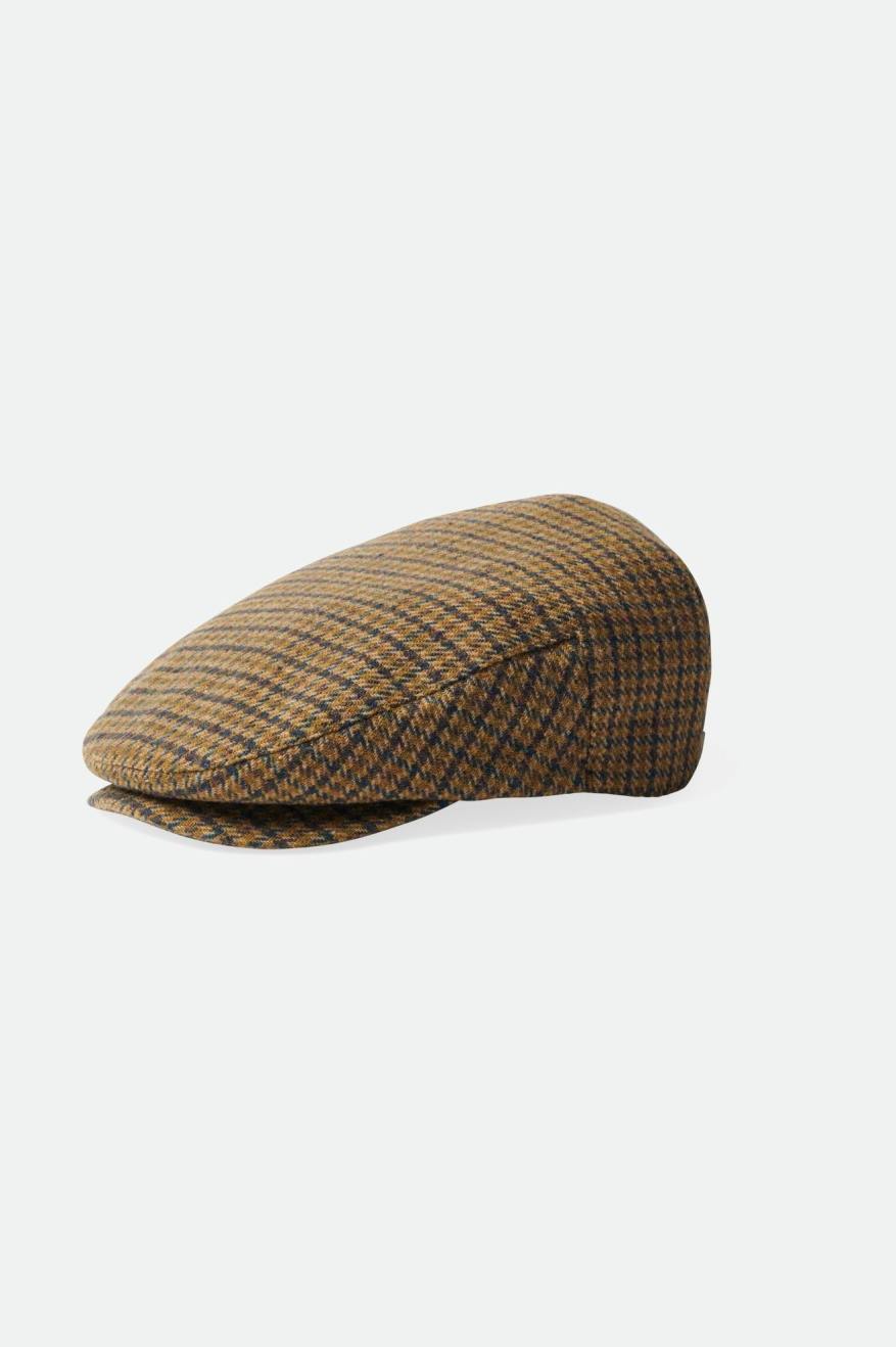 Light Olive / Brown Brixton Hooligan Snap Men's Hats | 576938DLE