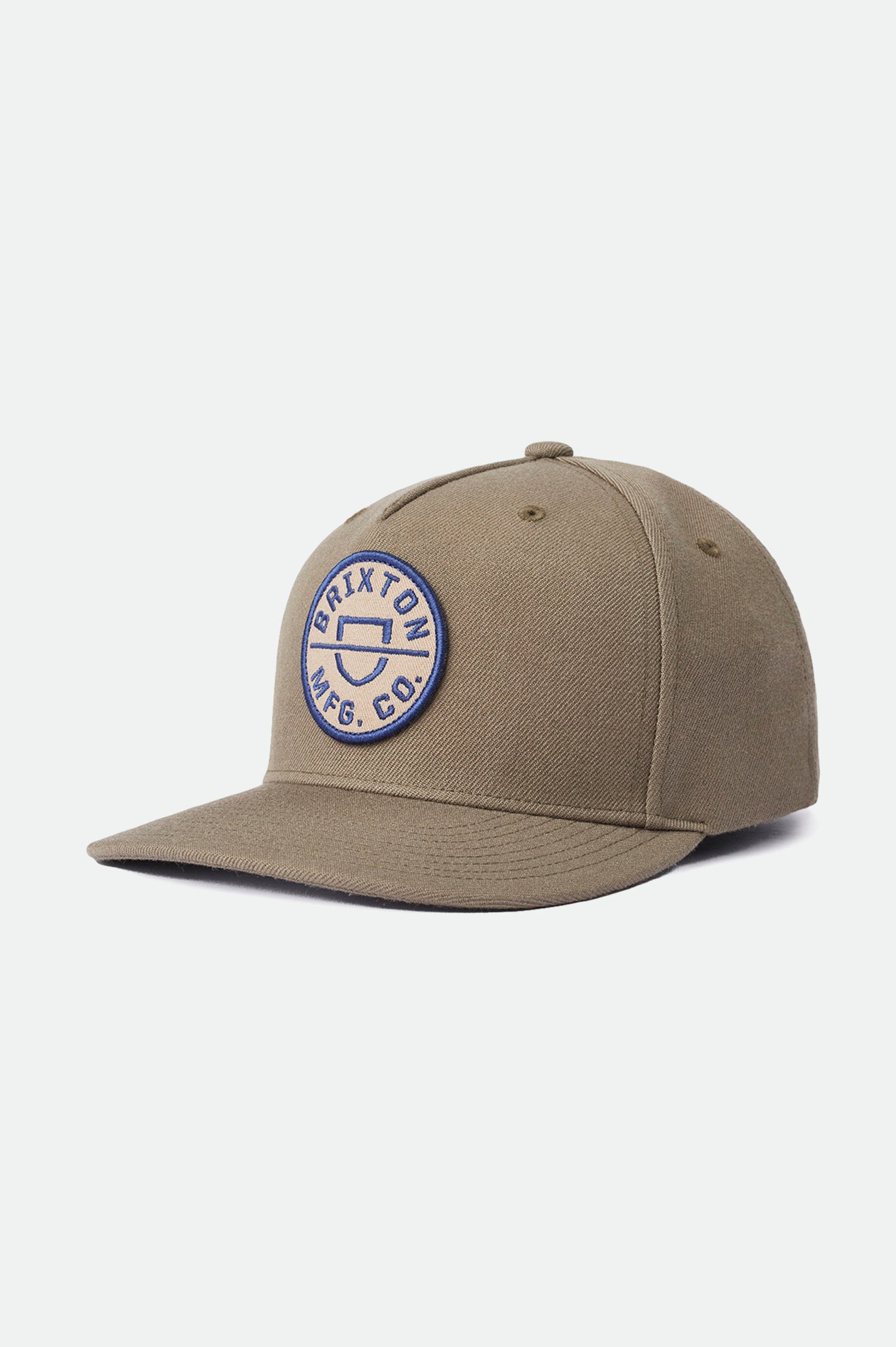 Olive Brixton Crest C MP Men's Caps | 351786FMD