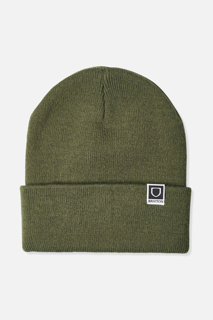 Olive Brixton Harbor Beta Watch Cap Men's Beanie | 563218HUG