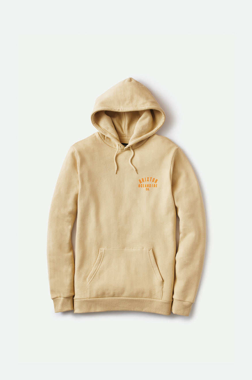 Orange Brixton Woodburn Oceanside Fleece Men's Hoodie | 192734OKP