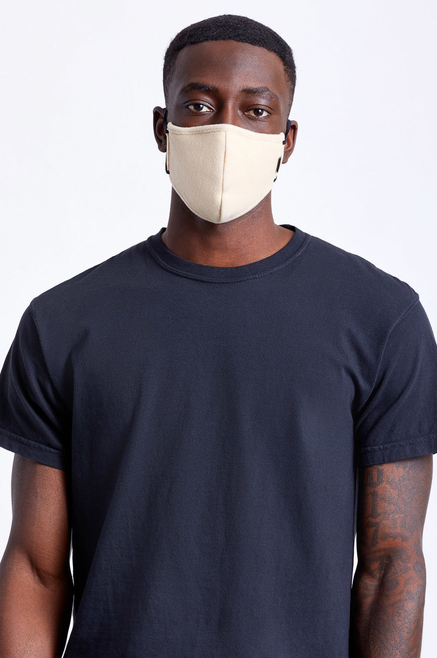 Beige Brixton Arctic Fleece Unisex Face Masks | 521394XZB