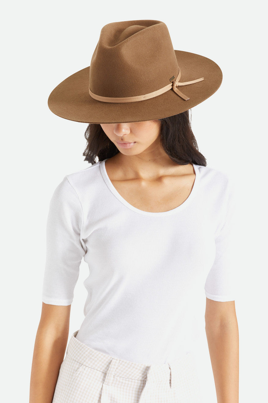 Beige Brixton Cohen Cowboy Men's Hats | 259047TLV