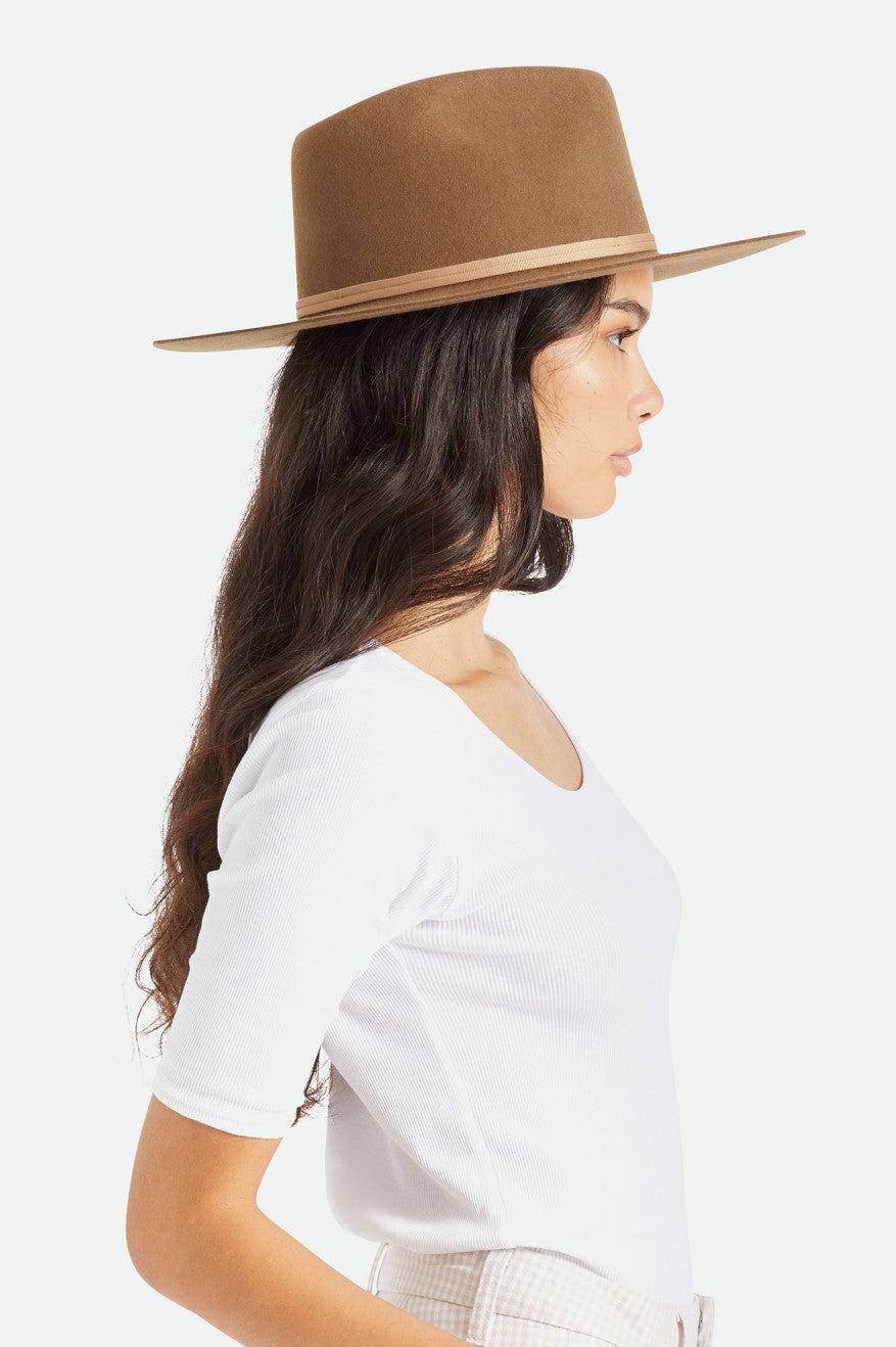 Beige Brixton Cohen Cowboy Men's Hats | 259047TLV