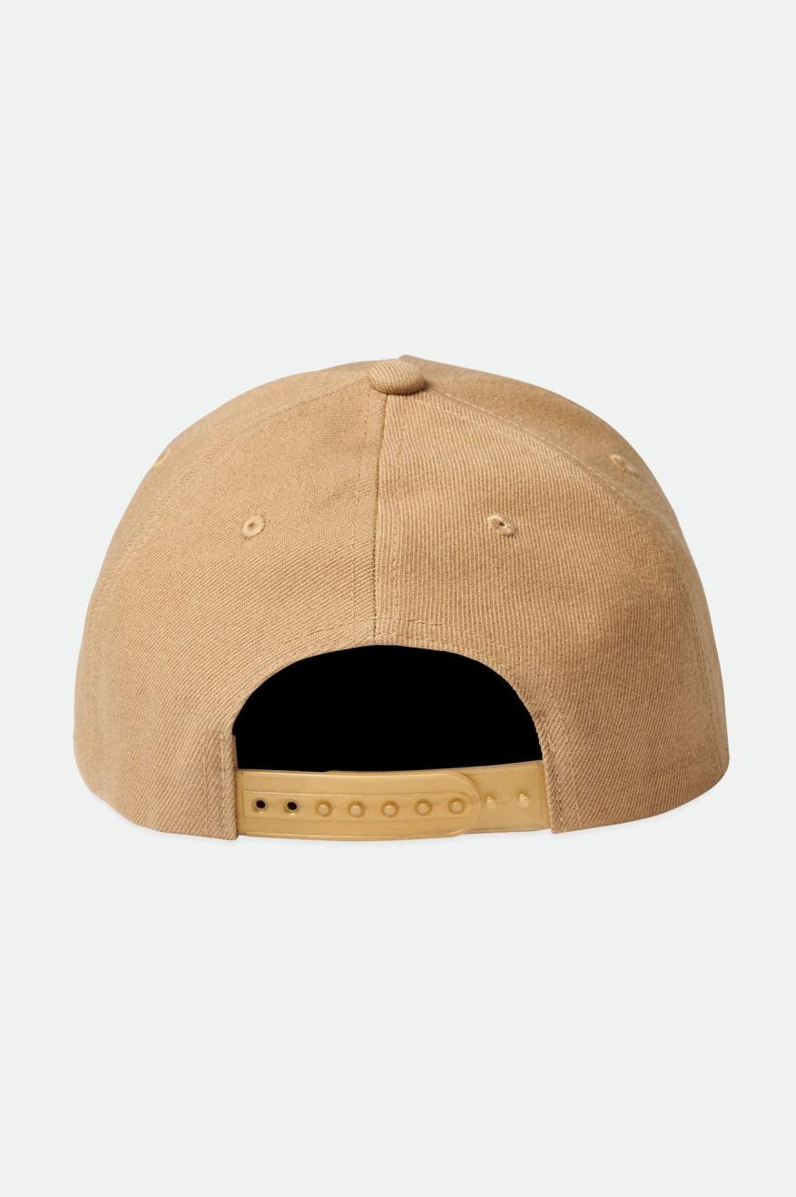 Beige Brixton Crest C MP Men's Caps | 875642WFG