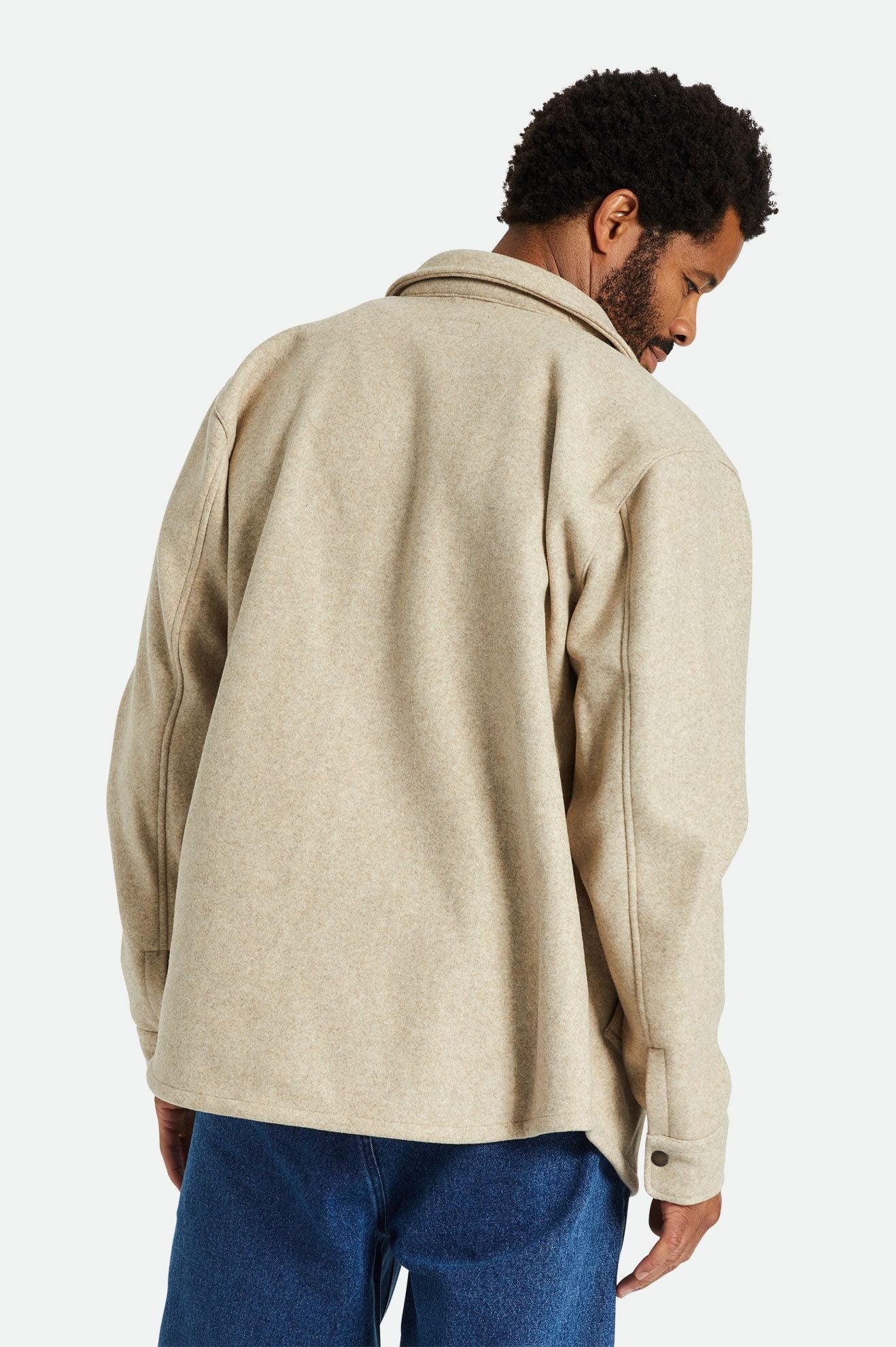 Beige Brixton Durham Reserve Men's Jackets | 086913UMJ