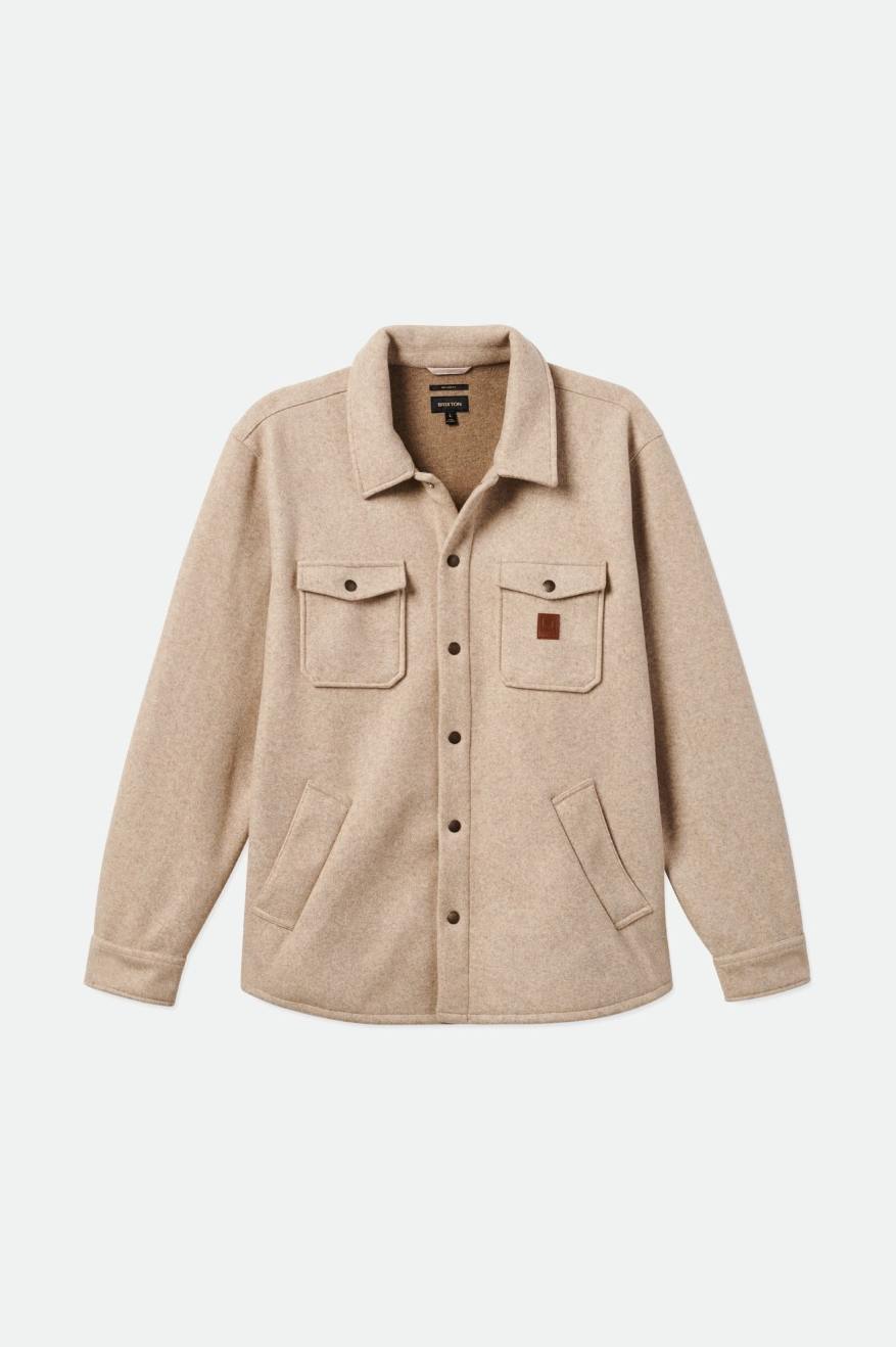 Beige Brixton Durham Reserve Men's Jackets | 086913UMJ