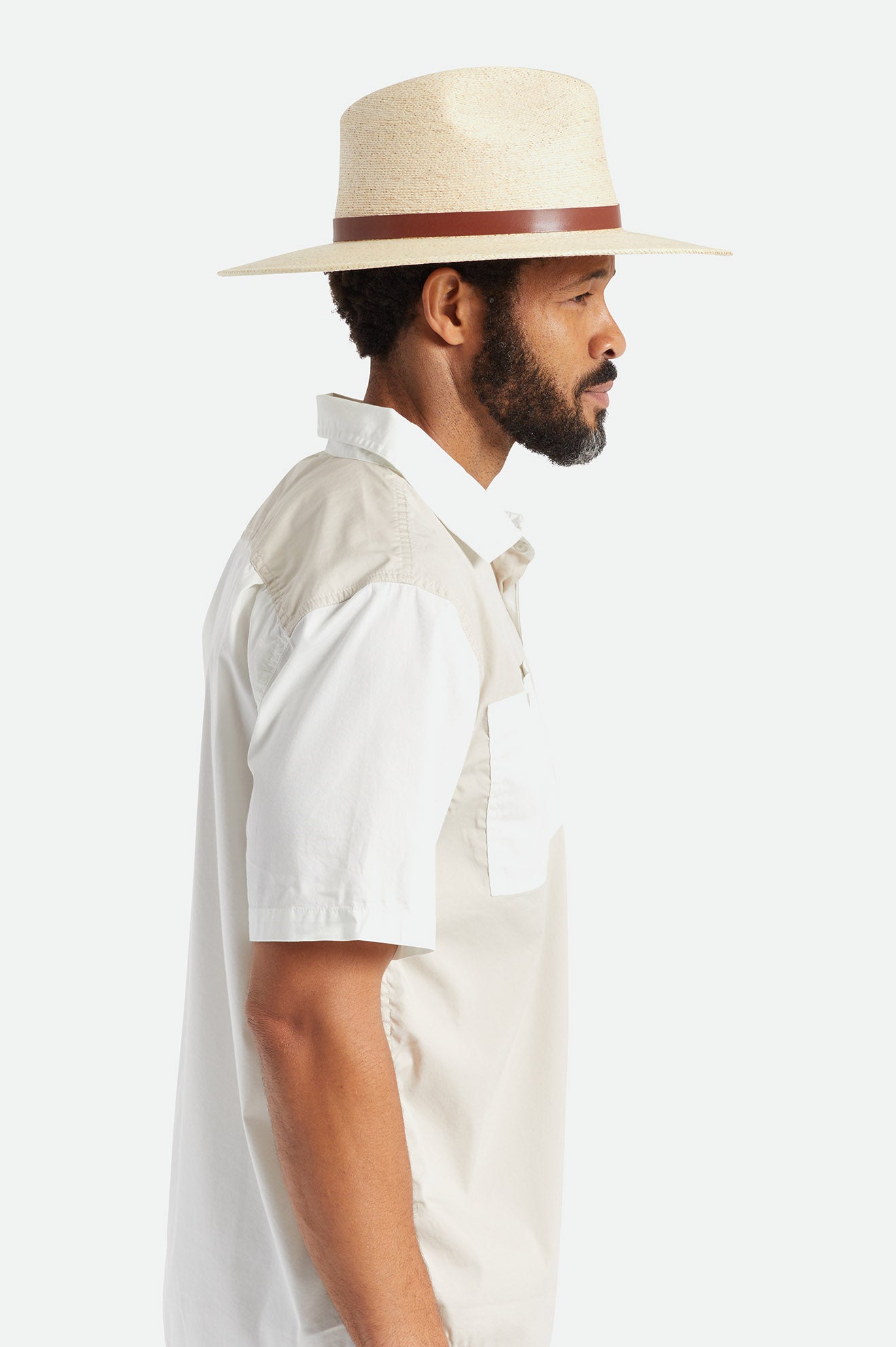 Beige Brixton Field Proper Men's Hats | 907632ENO