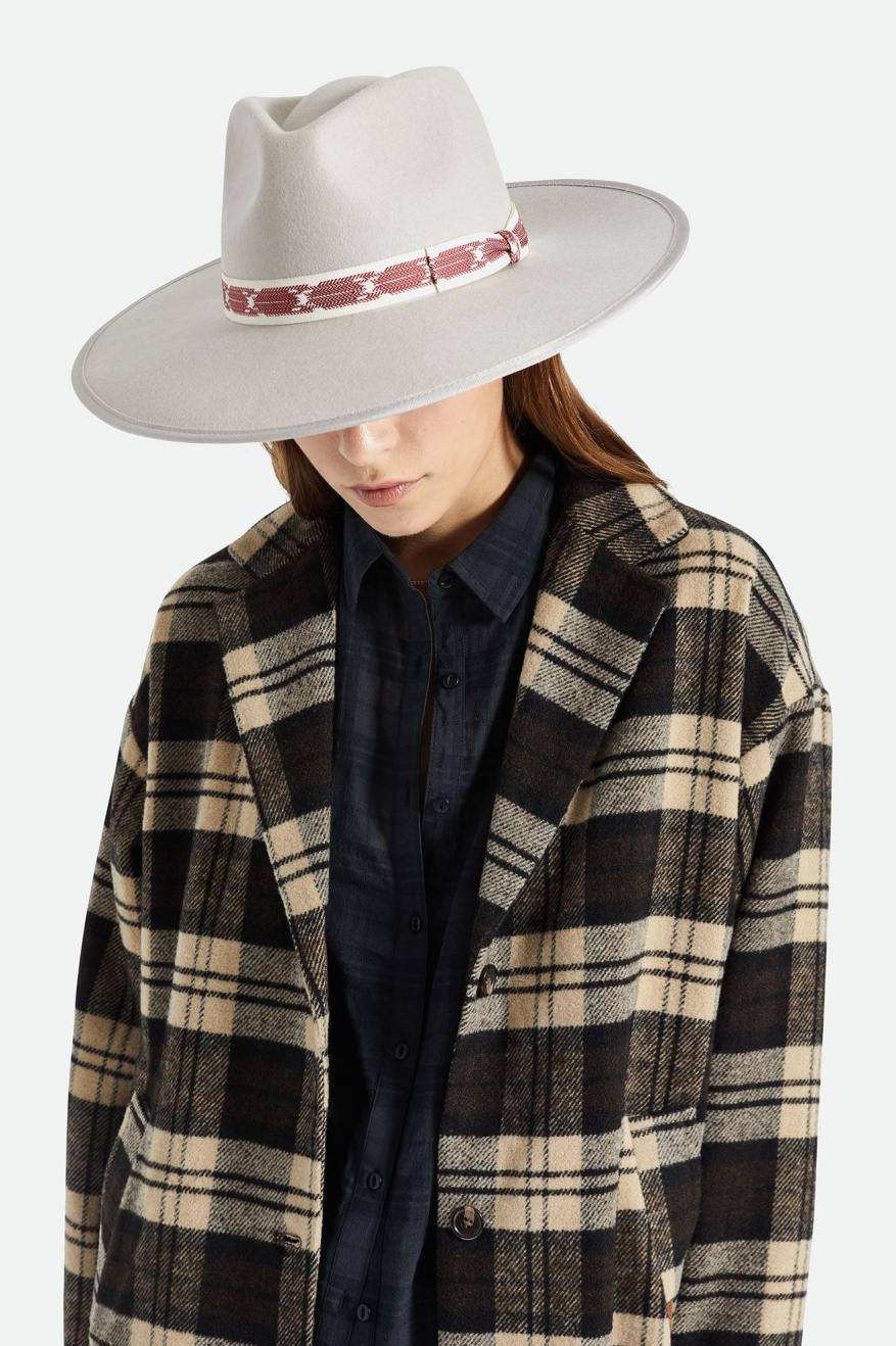 Beige Brixton Jo Rancher Hat Women's Hats | 614308SBM