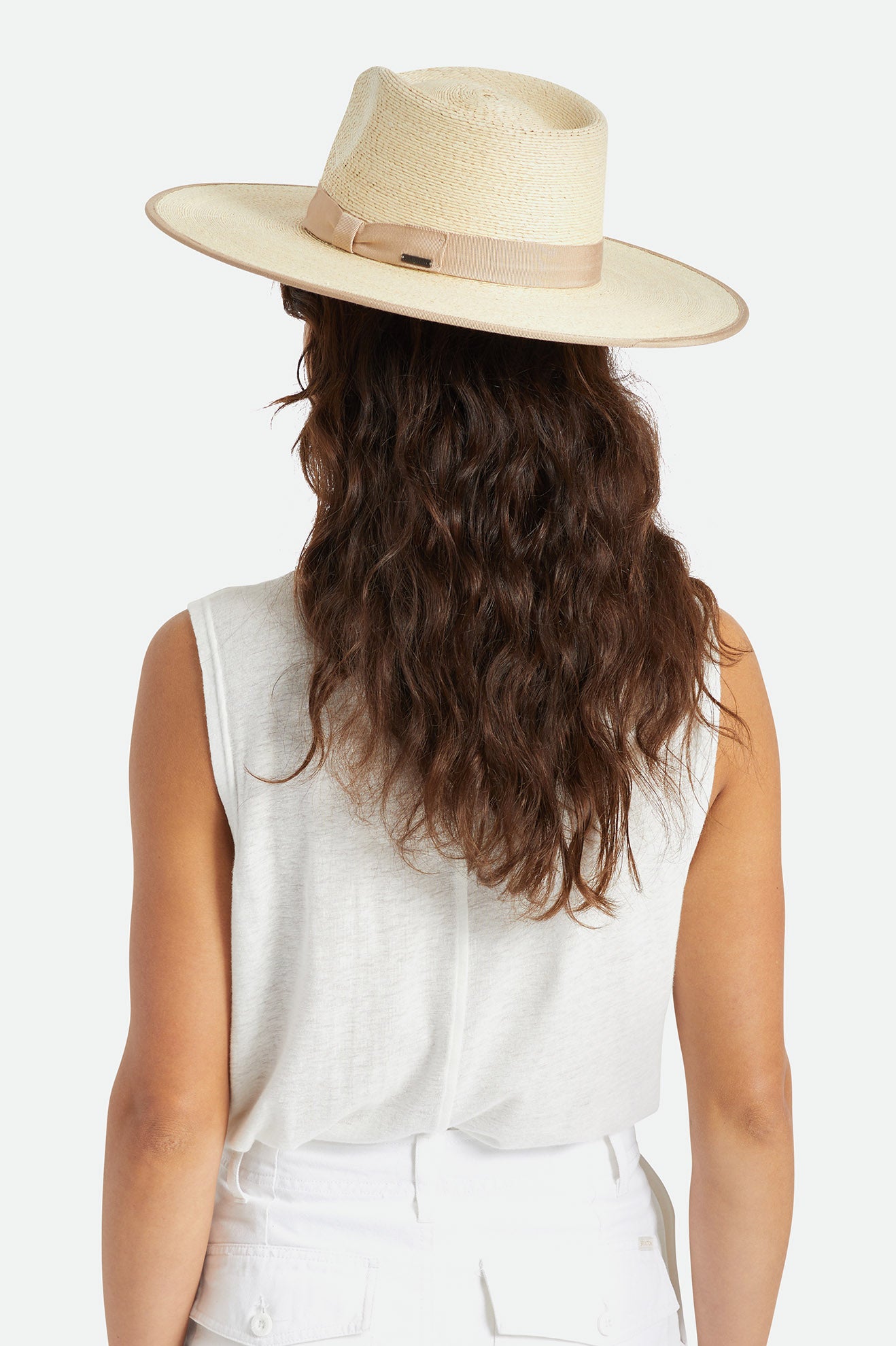 Beige Brixton Jo Rancher Women's Straw Hats | 034175RNC