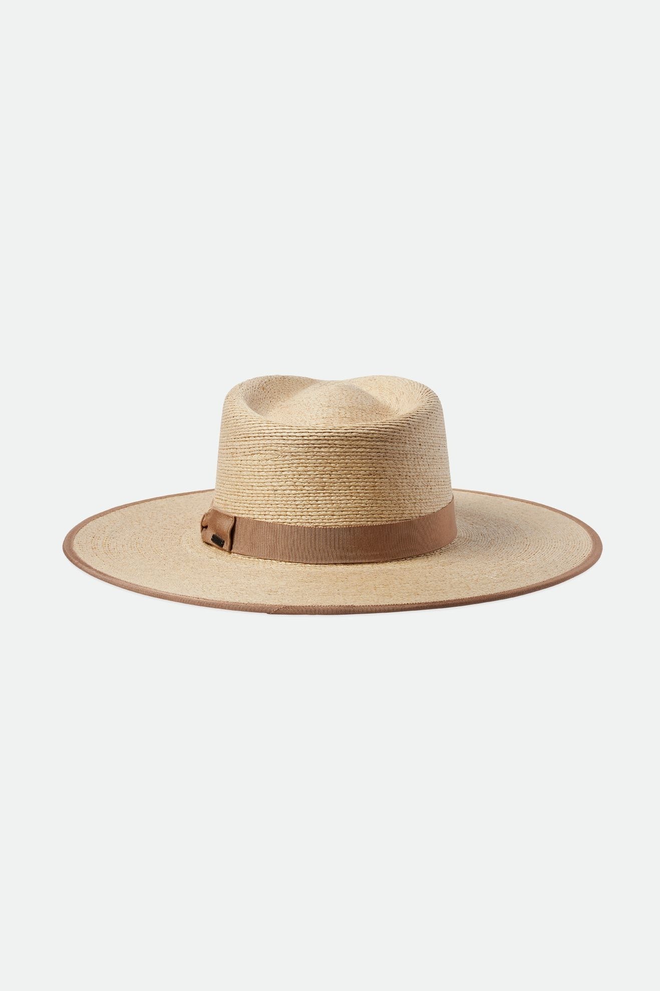 Beige Brixton Jo Straw Rancher Hat Women's Hats | 483529OJP