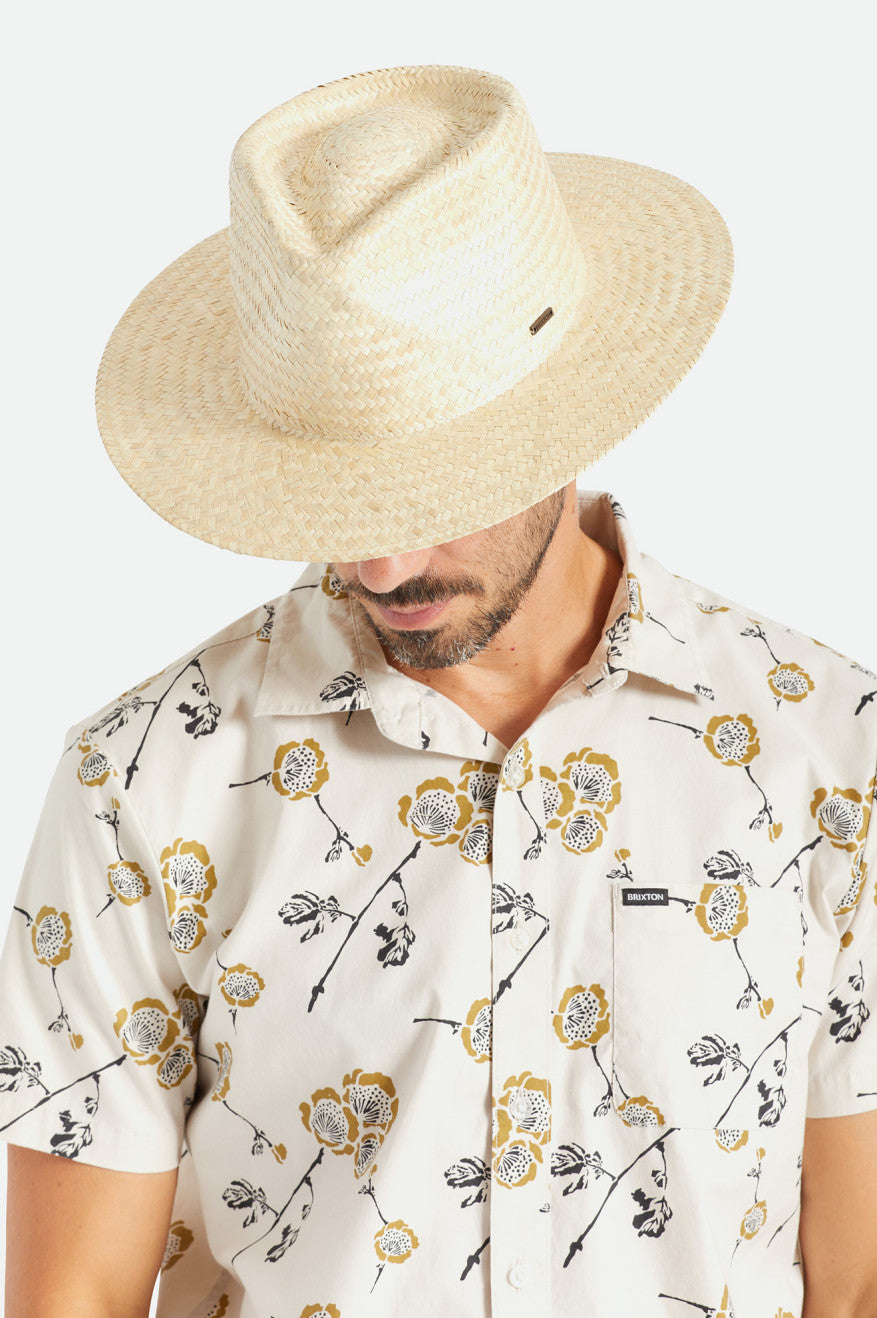 Beige Brixton Marcos Palmilla Men's Hats | 753468BUH