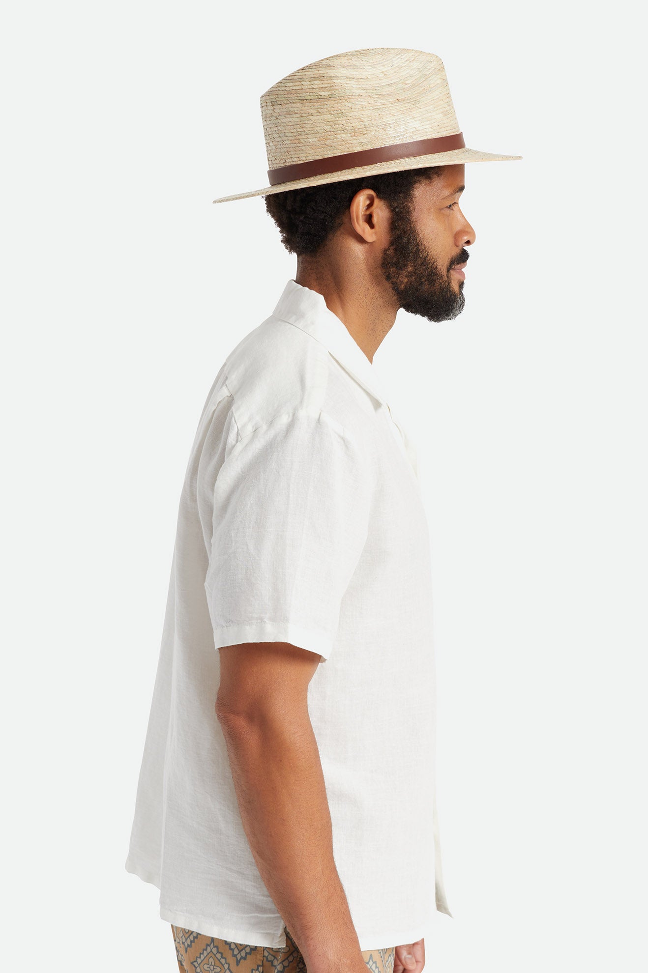 Beige Brixton Messer Men's Hats | 160259WCS