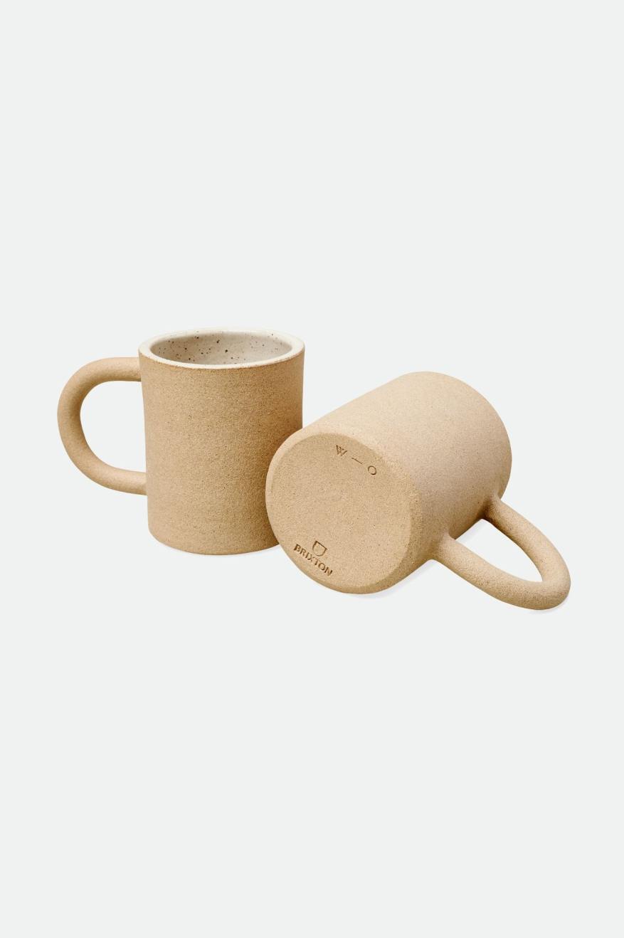 Beige Brixton O-M Hand Crafted Ceramic Mug Unisex Accessories | 728013TZE