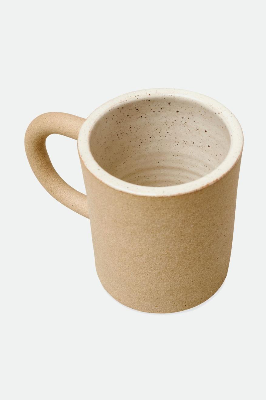 Beige Brixton O-M Hand Crafted Ceramic Mug Unisex Accessories | 728013TZE