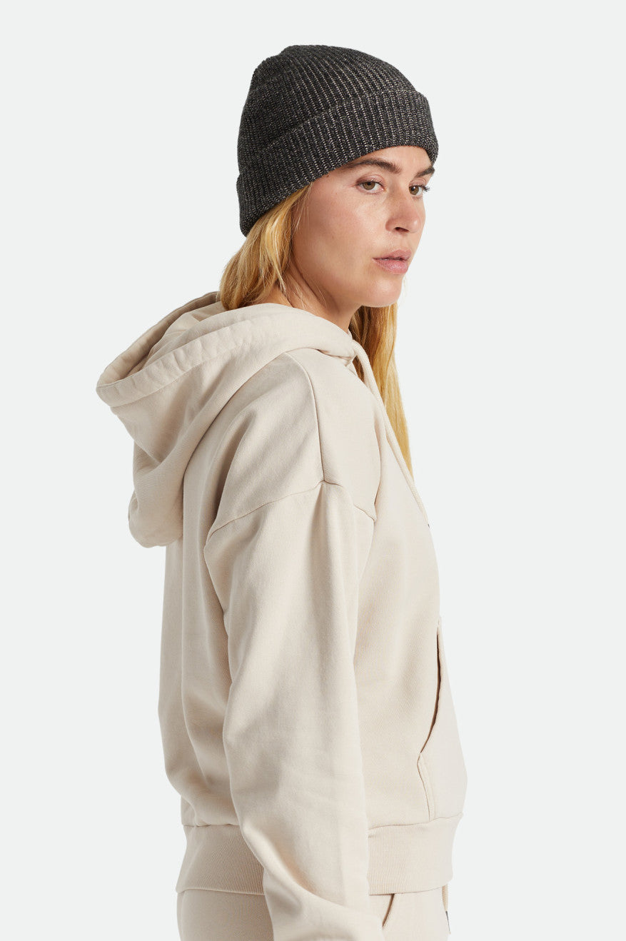 Black / Beige Brixton Heist Men's Beanie | 497305CQS