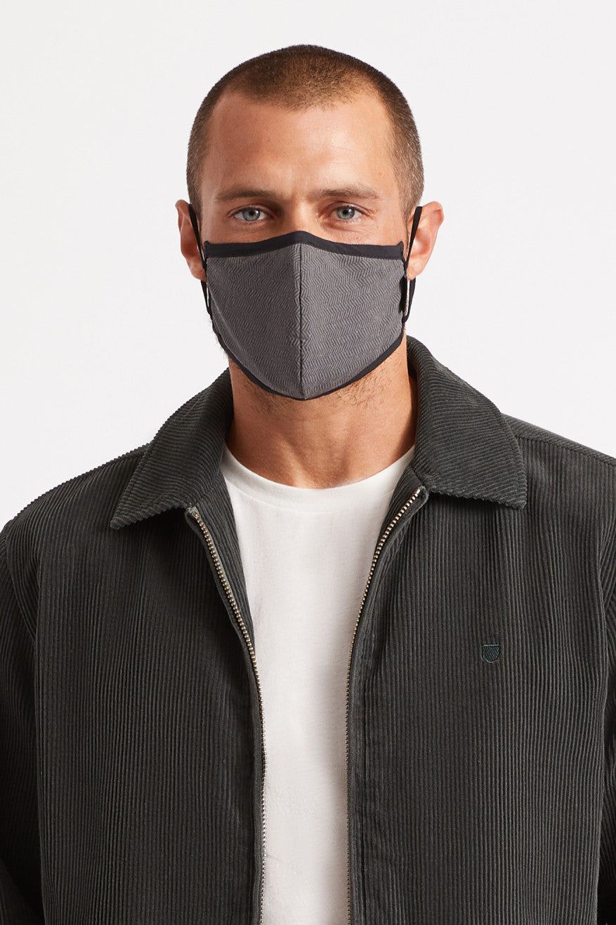 Black Brixton Antimicrobial 4-Way Stretch Unisex Face Masks | 128073HTS