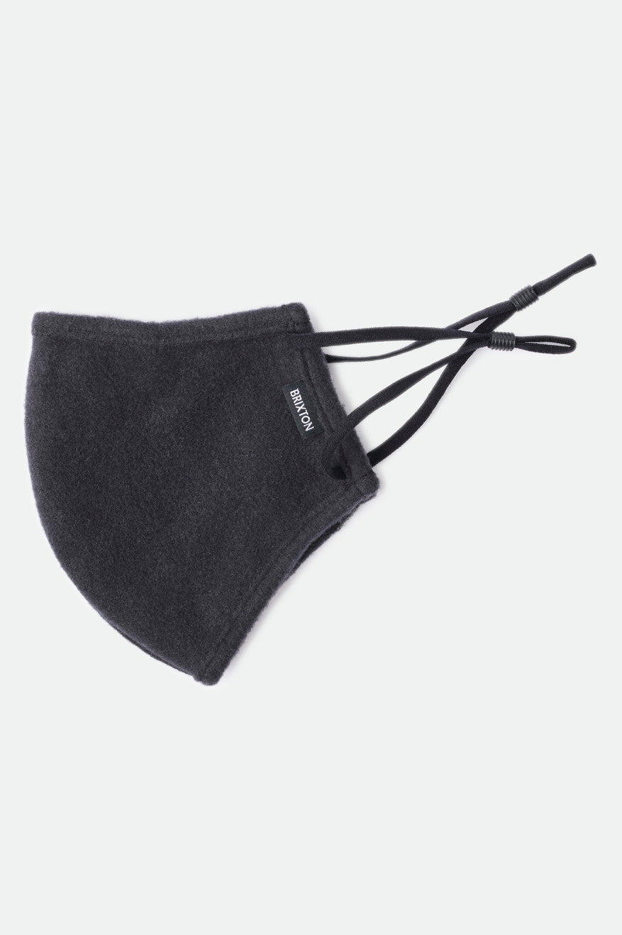 Black Brixton Arctic Fleece Unisex Face Masks | 048231GCR