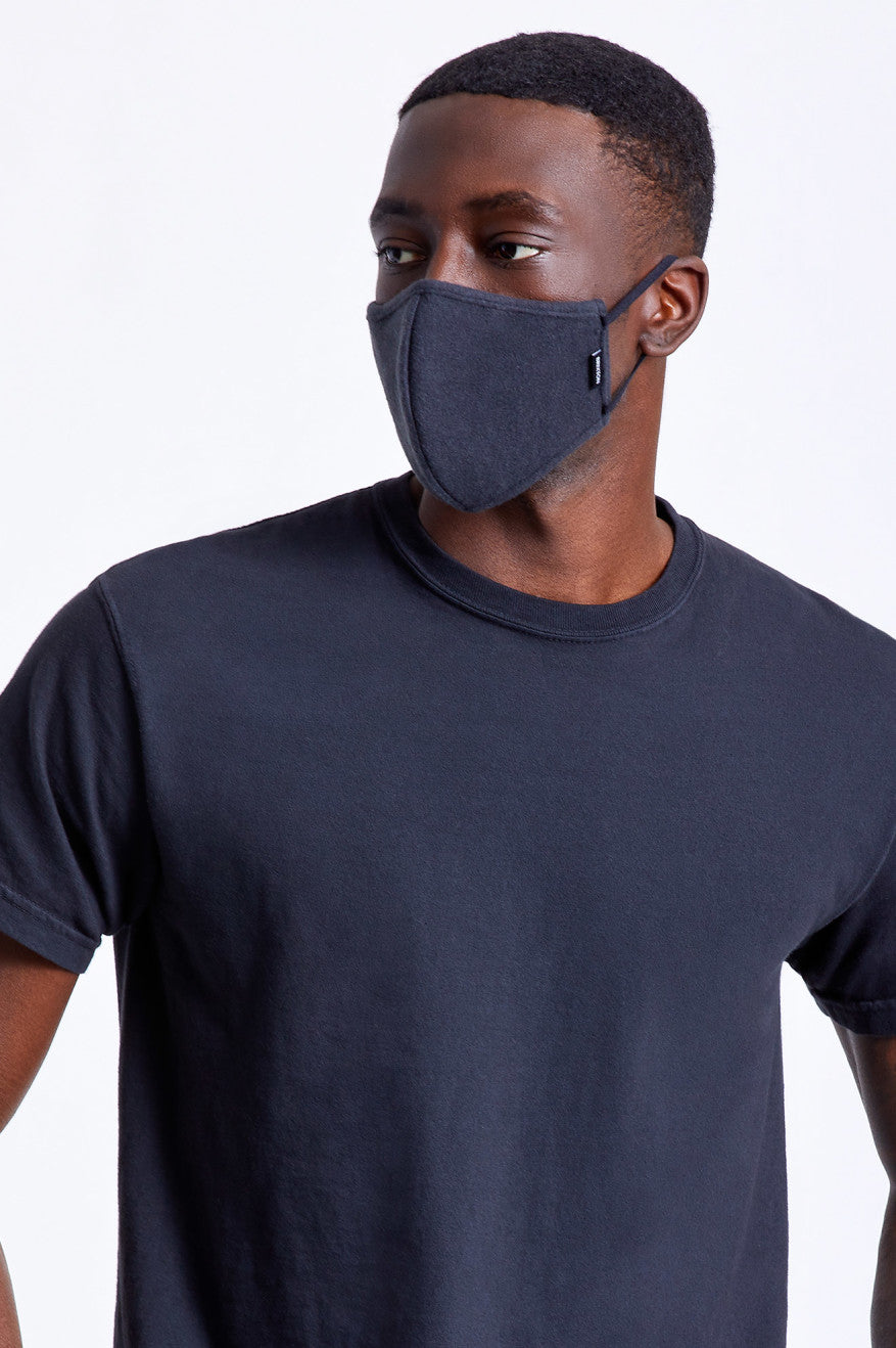 Black Brixton Arctic Fleece Unisex Face Masks | 048231GCR