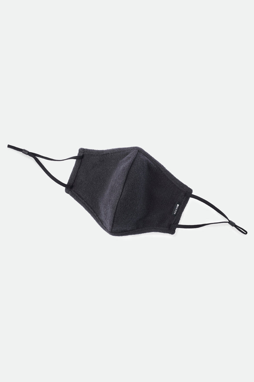 Black Brixton Arctic Fleece Unisex Face Masks | 048231GCR