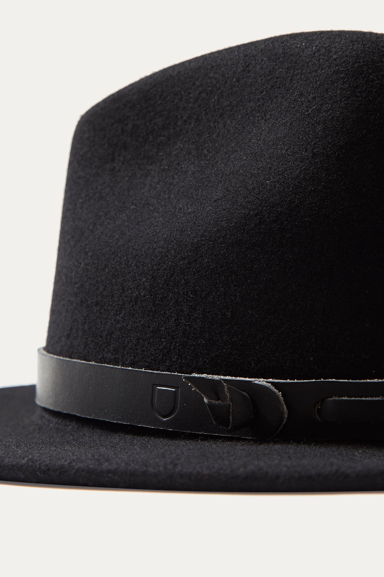 Black Brixton Artifact Leather Adjustable Hat Band Unisex Accessories | 723106WAI