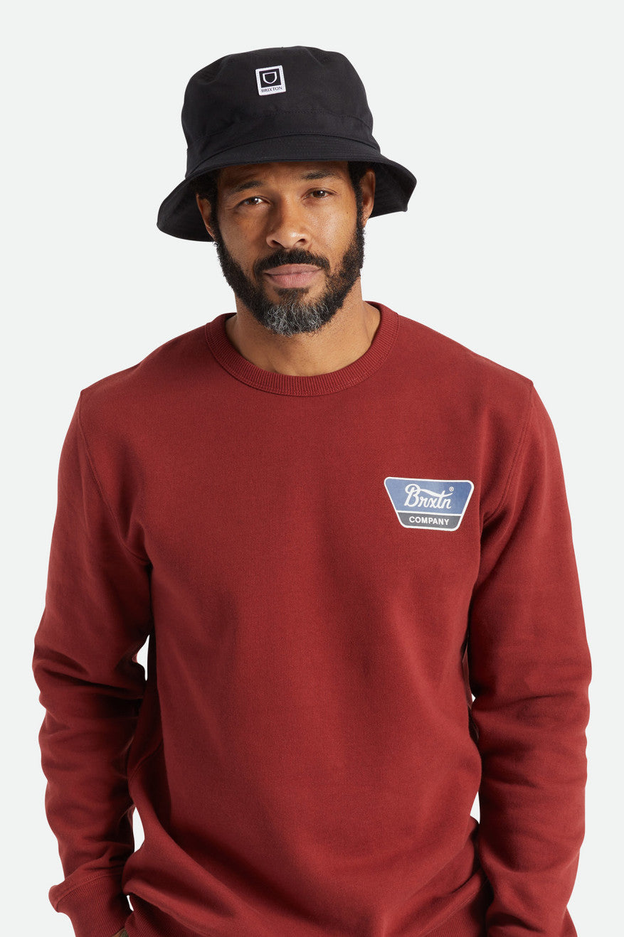 Black Brixton Beta Packable Men's Hats | 630482WDP