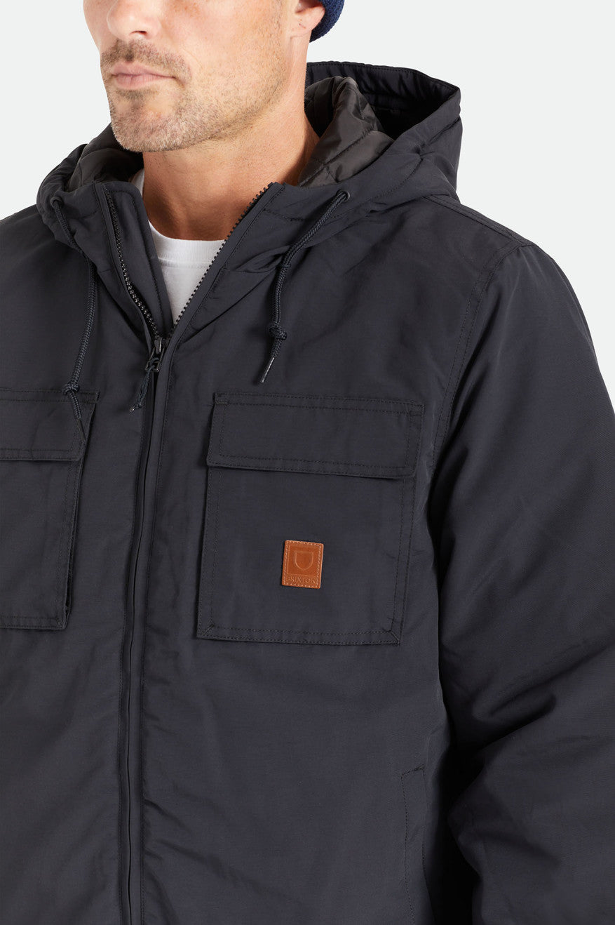 Black Brixton Buck Men's Jackets | 168472ZFJ