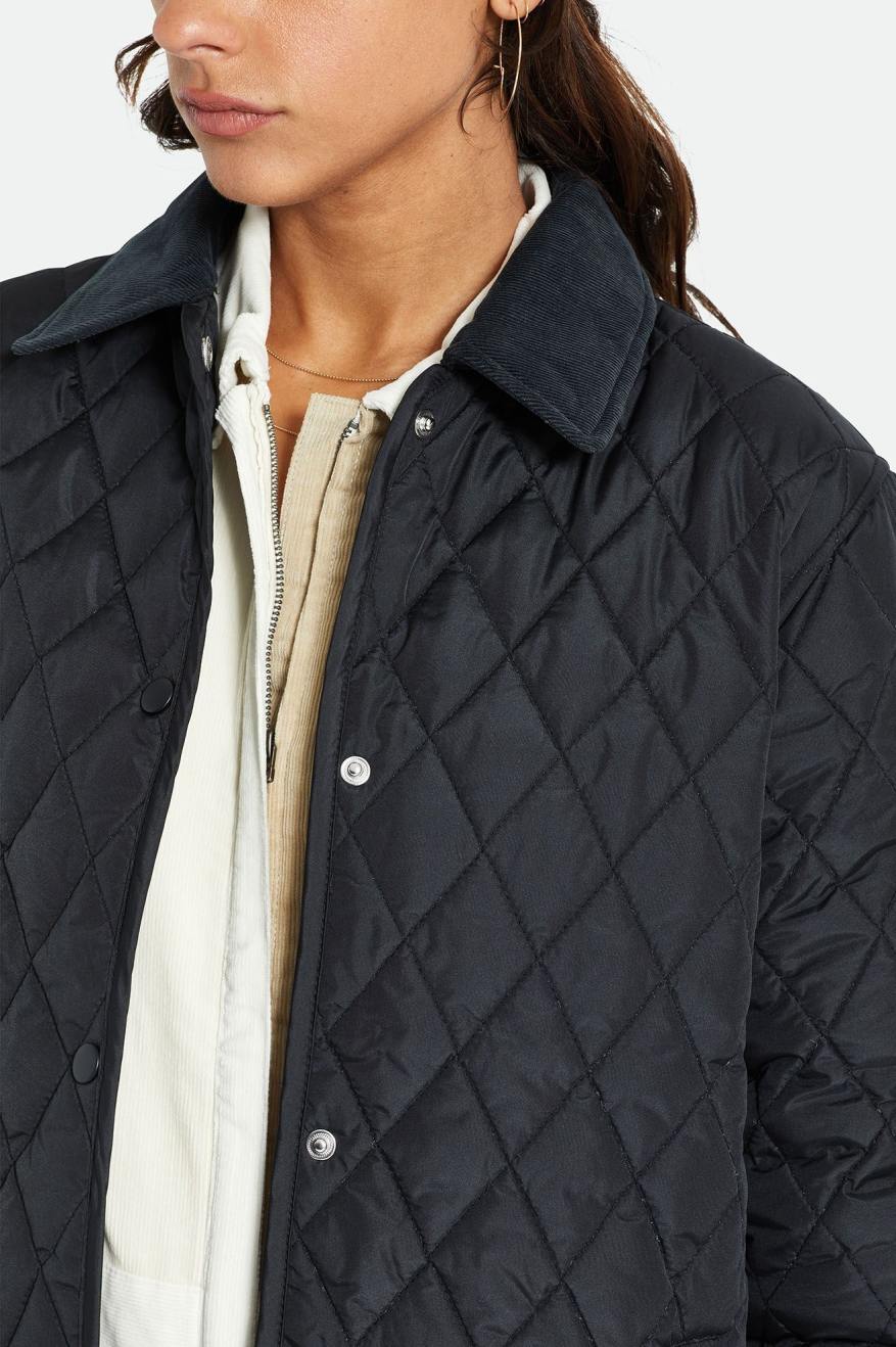 Black Brixton Cass Women Women's Jackets | 052347BQJ