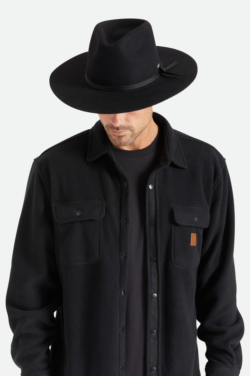 Black Brixton Cohen Cowboy Hat Women's Hats | 536791XNV