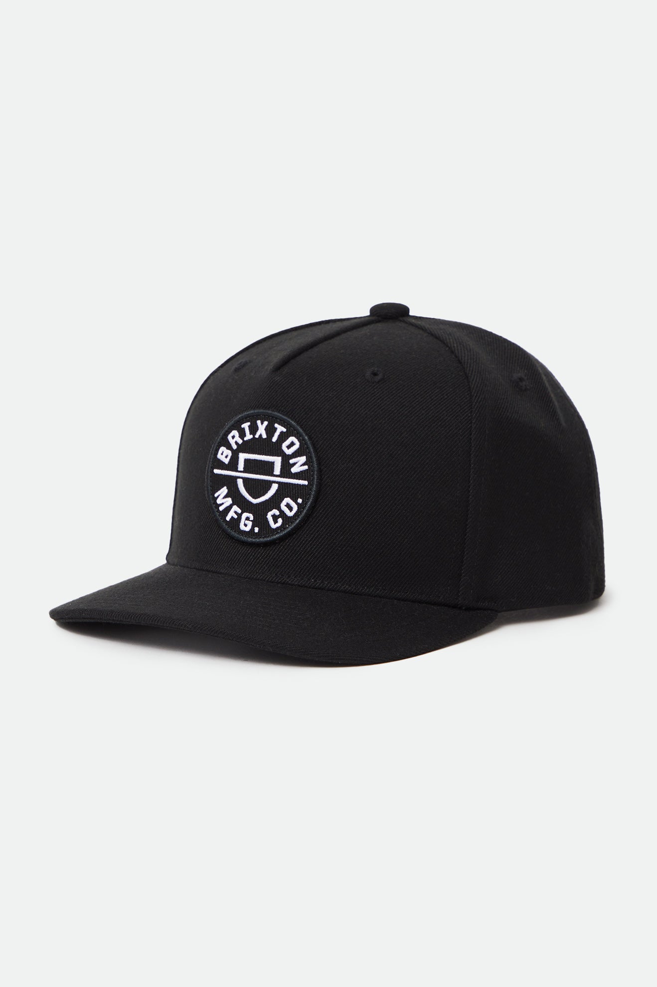 Black Brixton Crest C NetPlus MP Men\'s Caps | 482751QGI