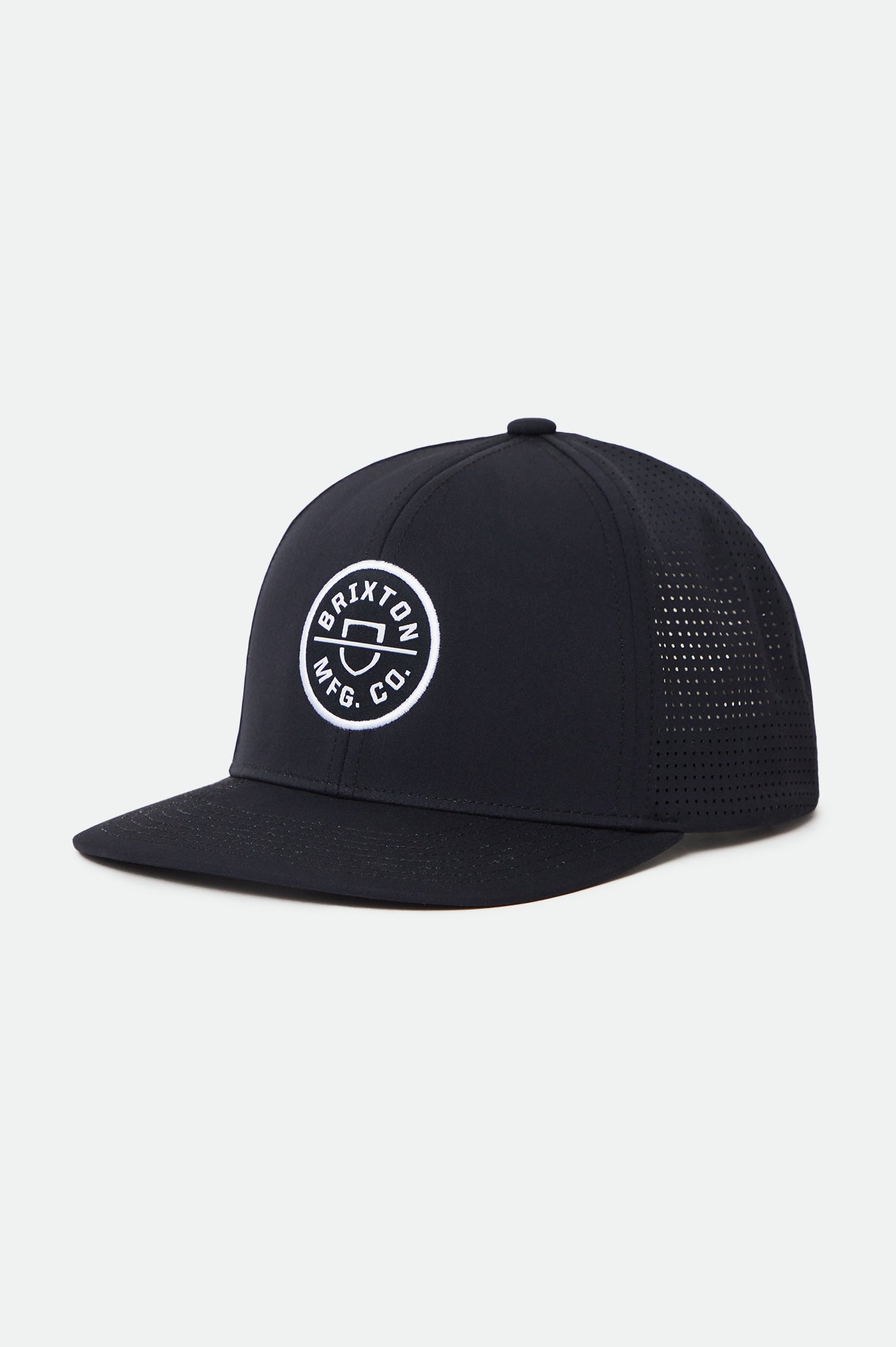 Black Brixton Crest Netplus MP Men\'s Caps | 198402GQS