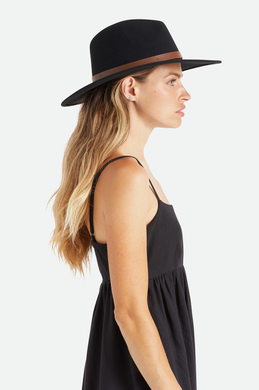 Black Brixton Field Proper Hat Women's Hats | 567903UJF