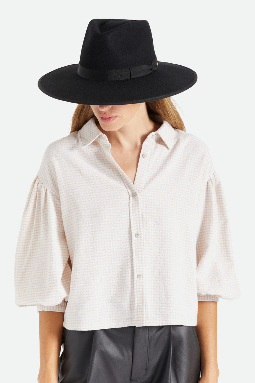 Black Brixton Jo Rancher Hat Women's Hats | 274960GYV