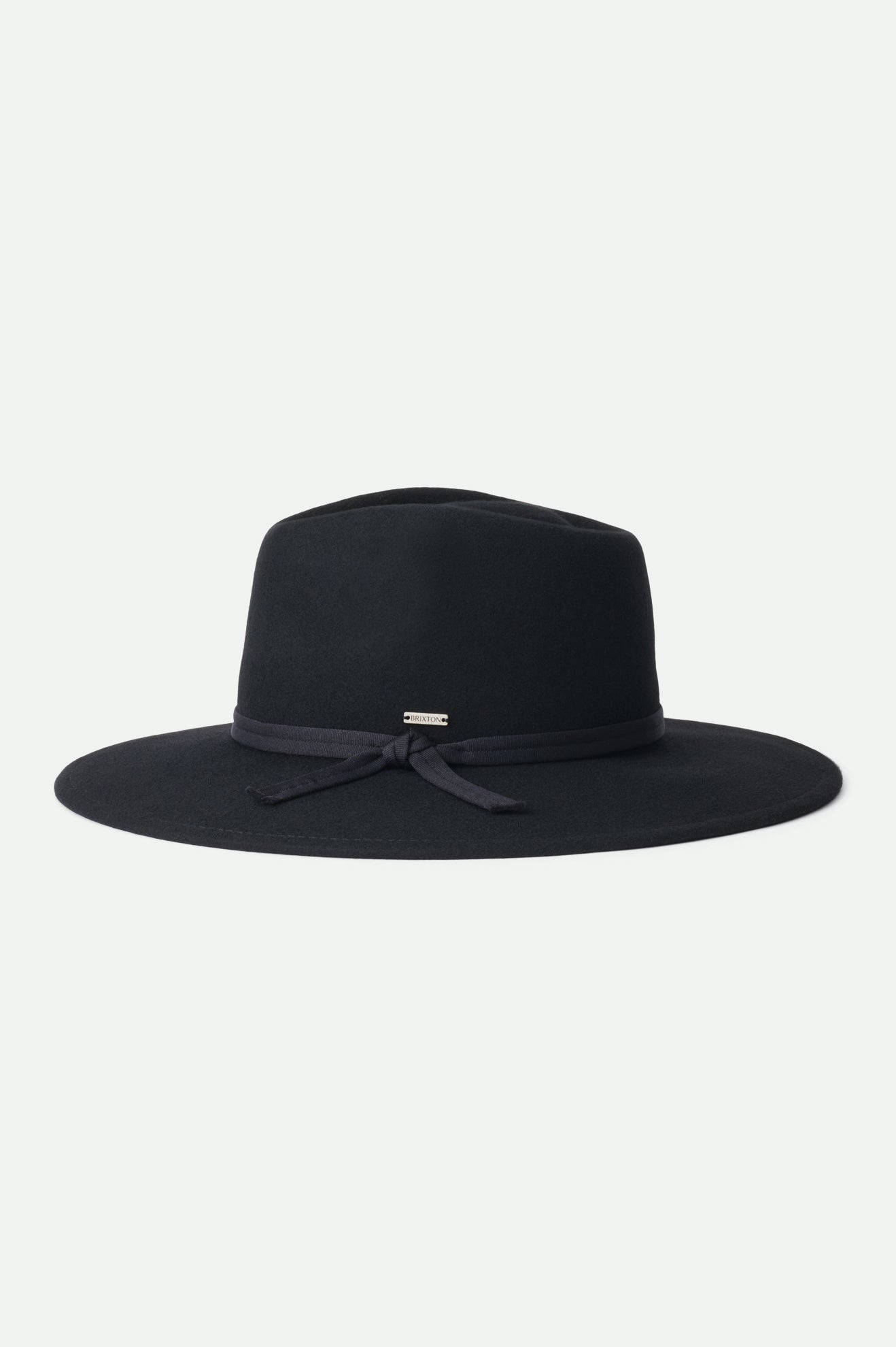 Black Brixton Joanna Felt Packable Hat Women's Hats | 286043RFW