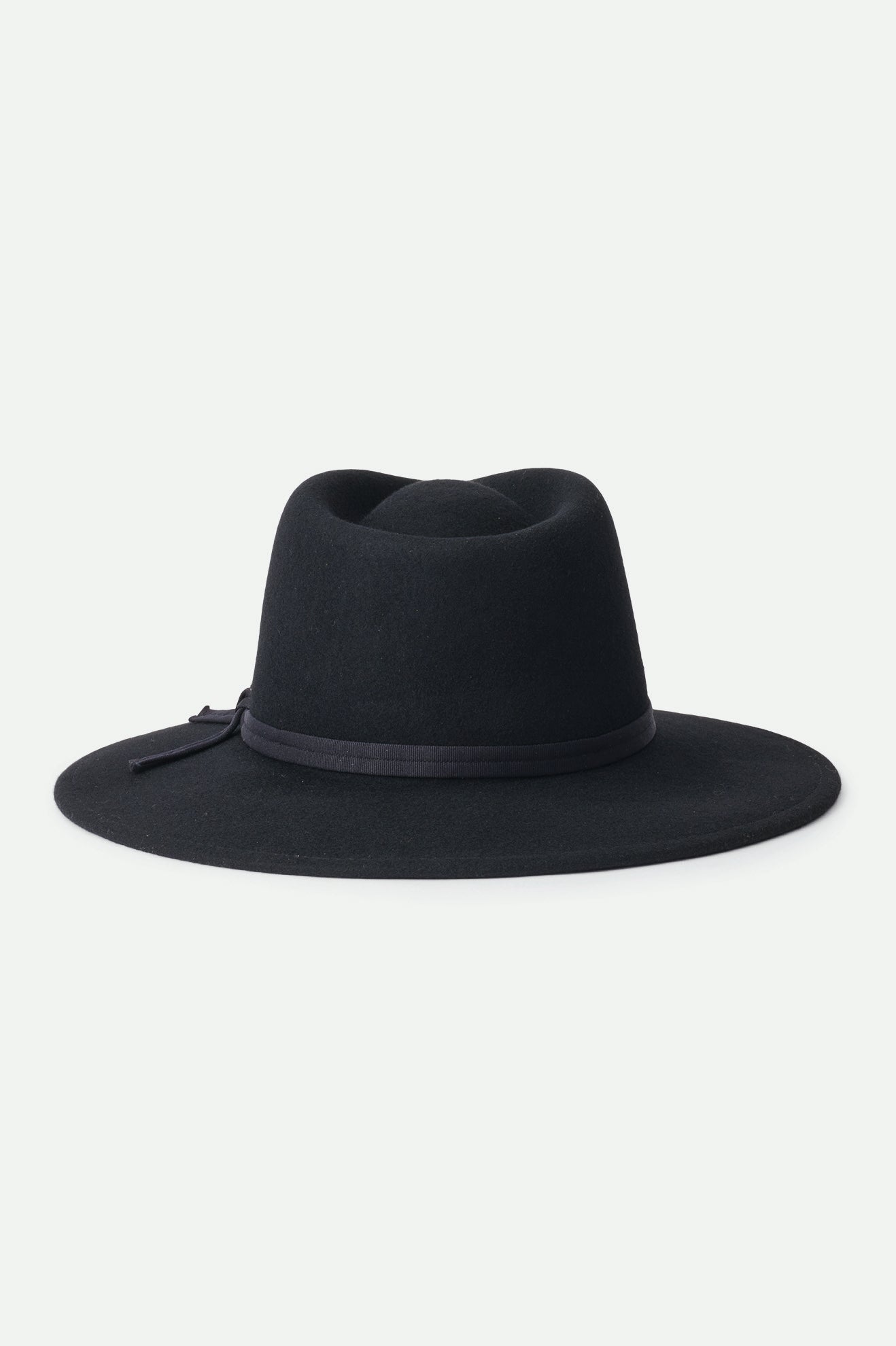 Black Brixton Joanna Felt Packable Hat Women's Hats | 286043RFW