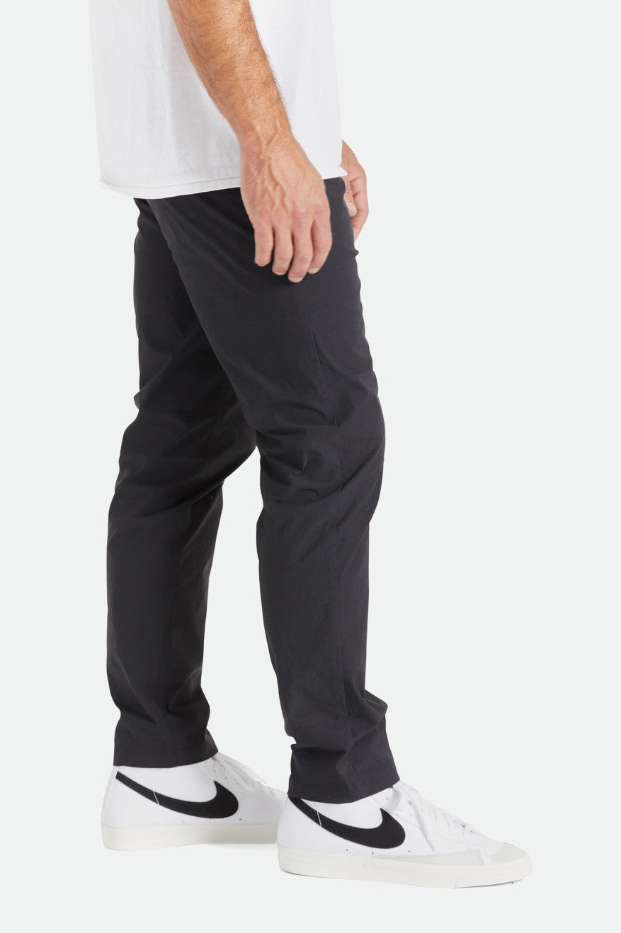 Black Brixton Knox Utility Slim Men's Pants | 750691NUF