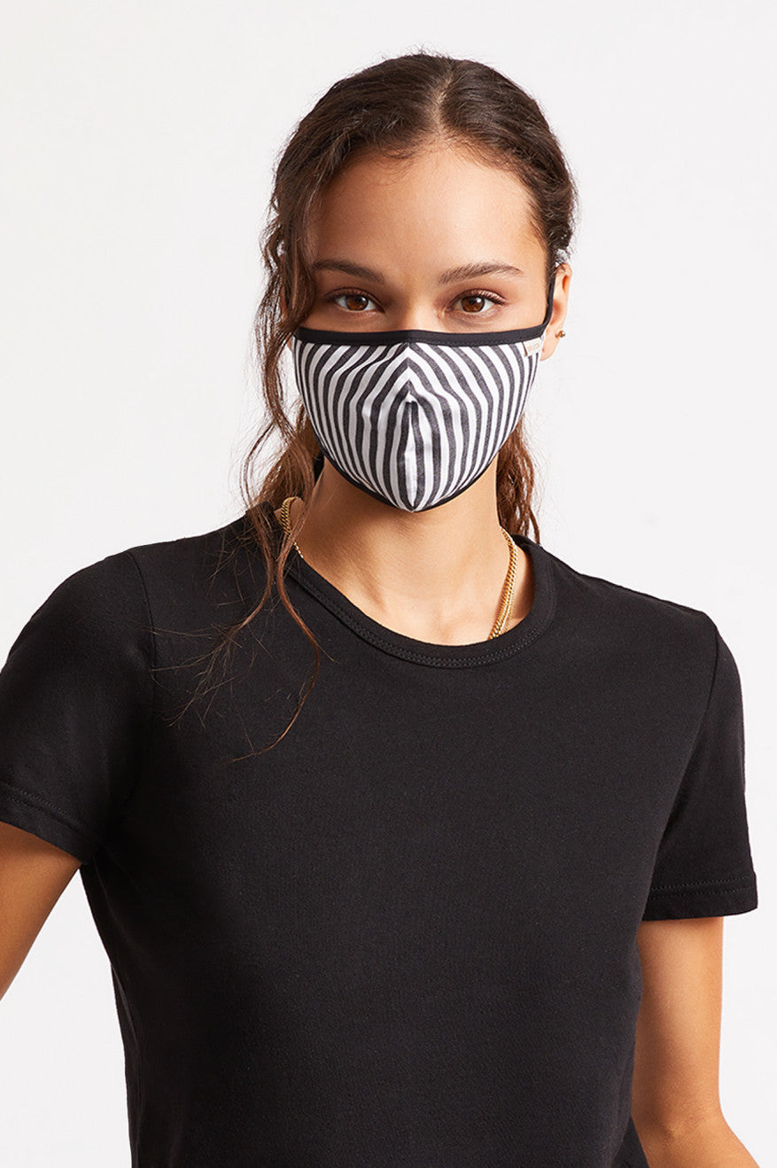 Black Brixton Lightweight Antimicrobial Unisex Face Masks | 369742PHZ