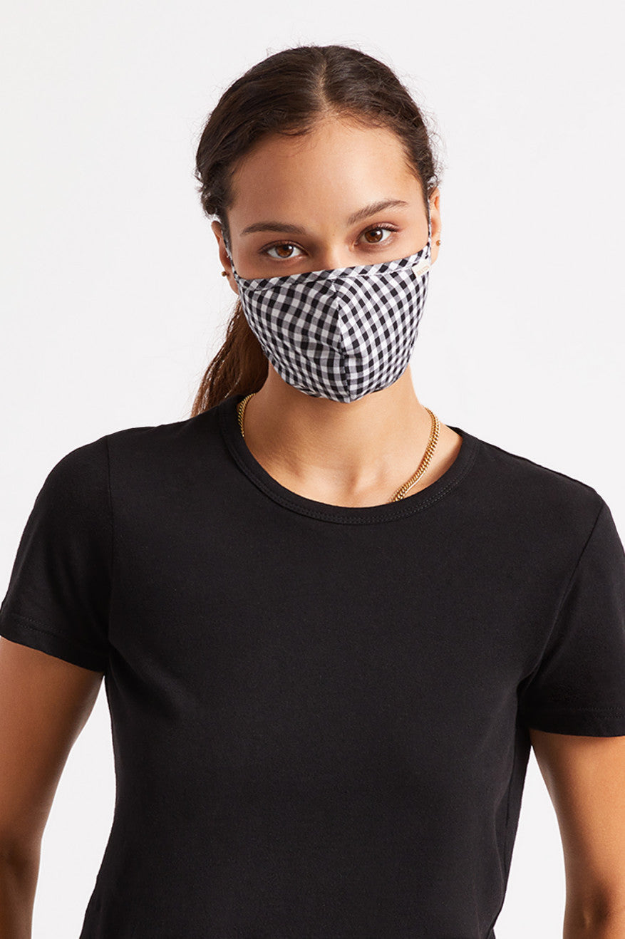 Black Brixton Lightweight Antimicrobial Unisex Face Masks | 512437PDC