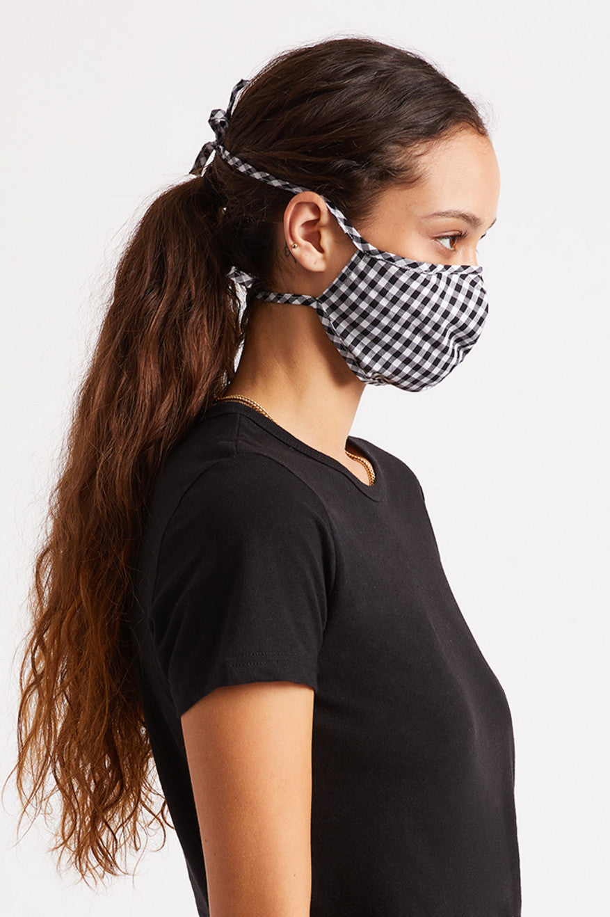 Black Brixton Lightweight Antimicrobial Unisex Face Masks | 512437PDC