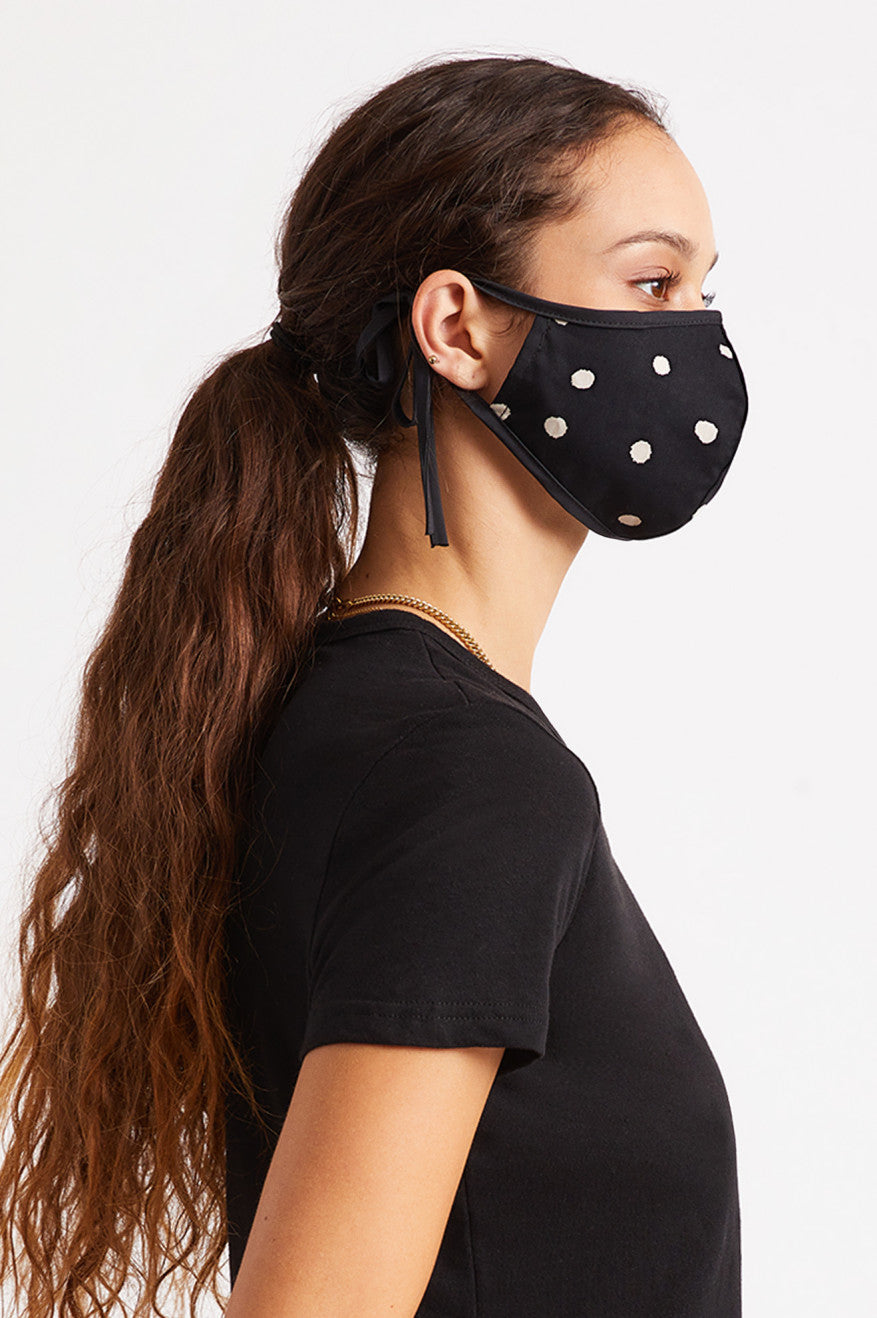 Black Brixton Lightweight Antimicrobial Unisex Face Masks | 836794CDF